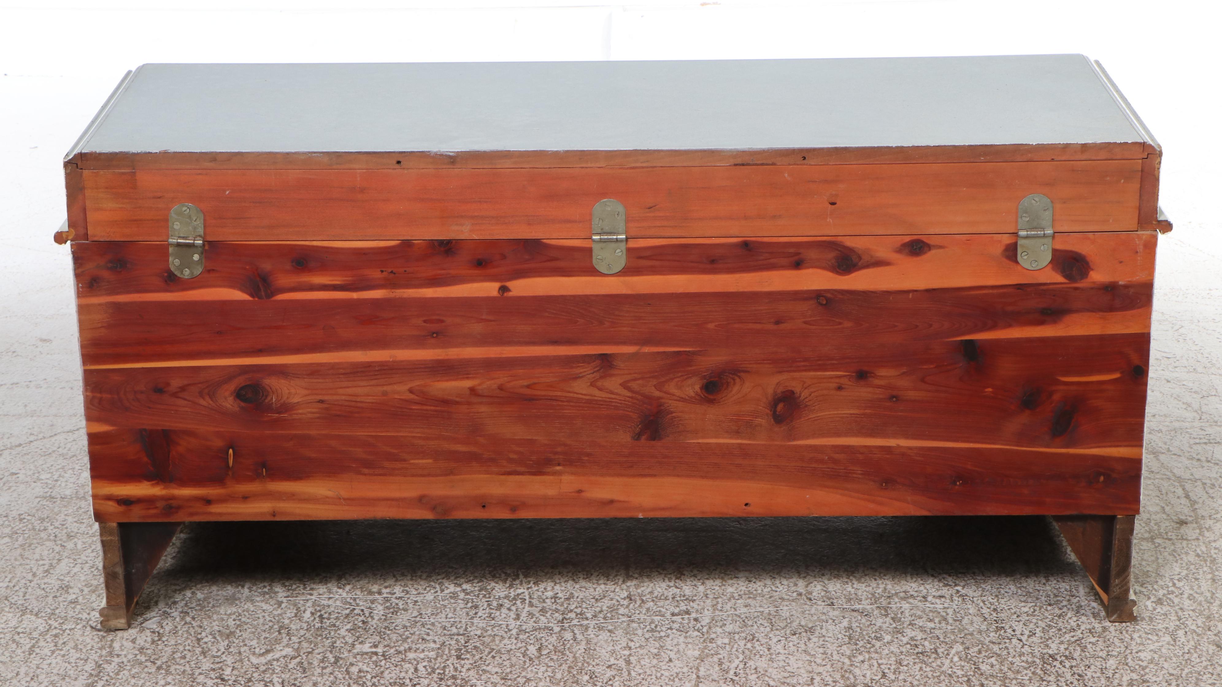 Lane Painted Waterfall Front Blanket Chest with Cedar Lining