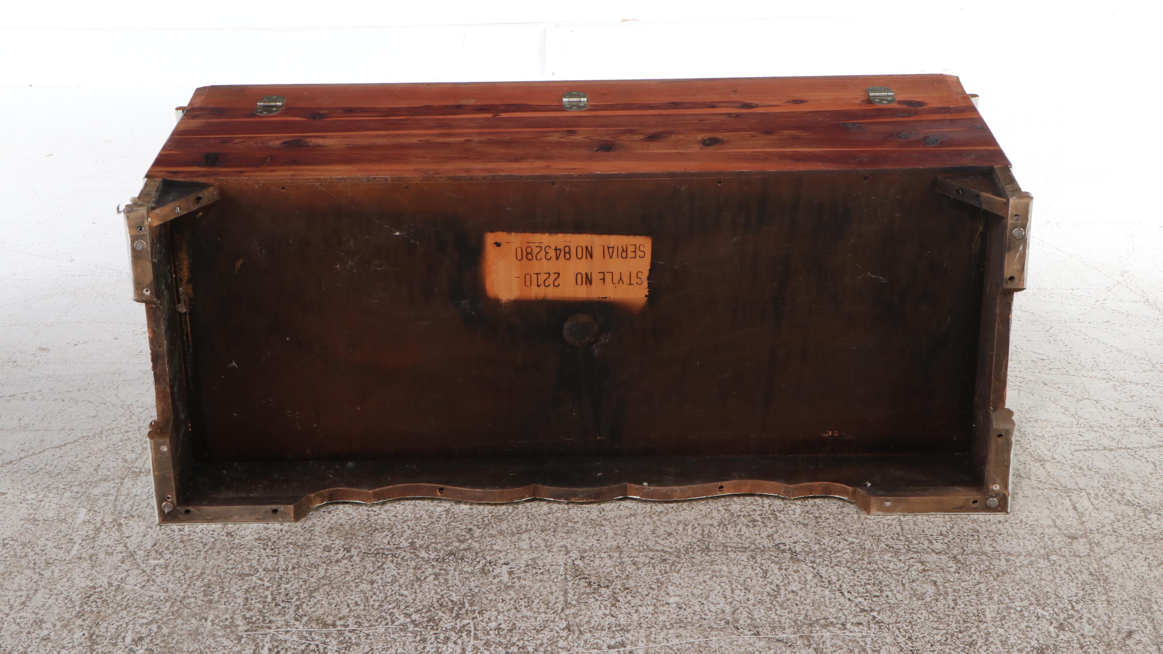 Lane Painted Waterfall Front Blanket Chest with Cedar Lining