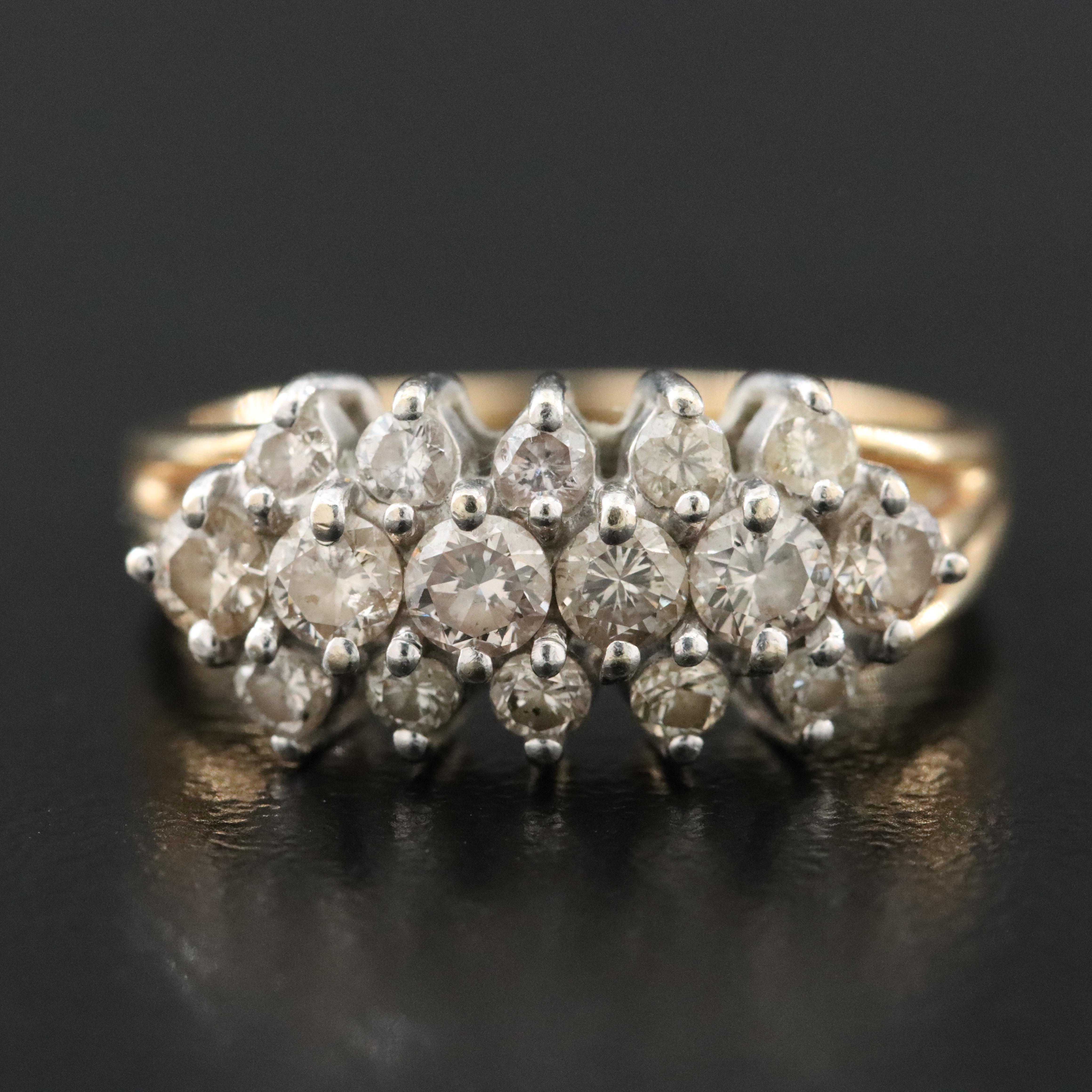 14K 1.00 CTW Diamond Ring