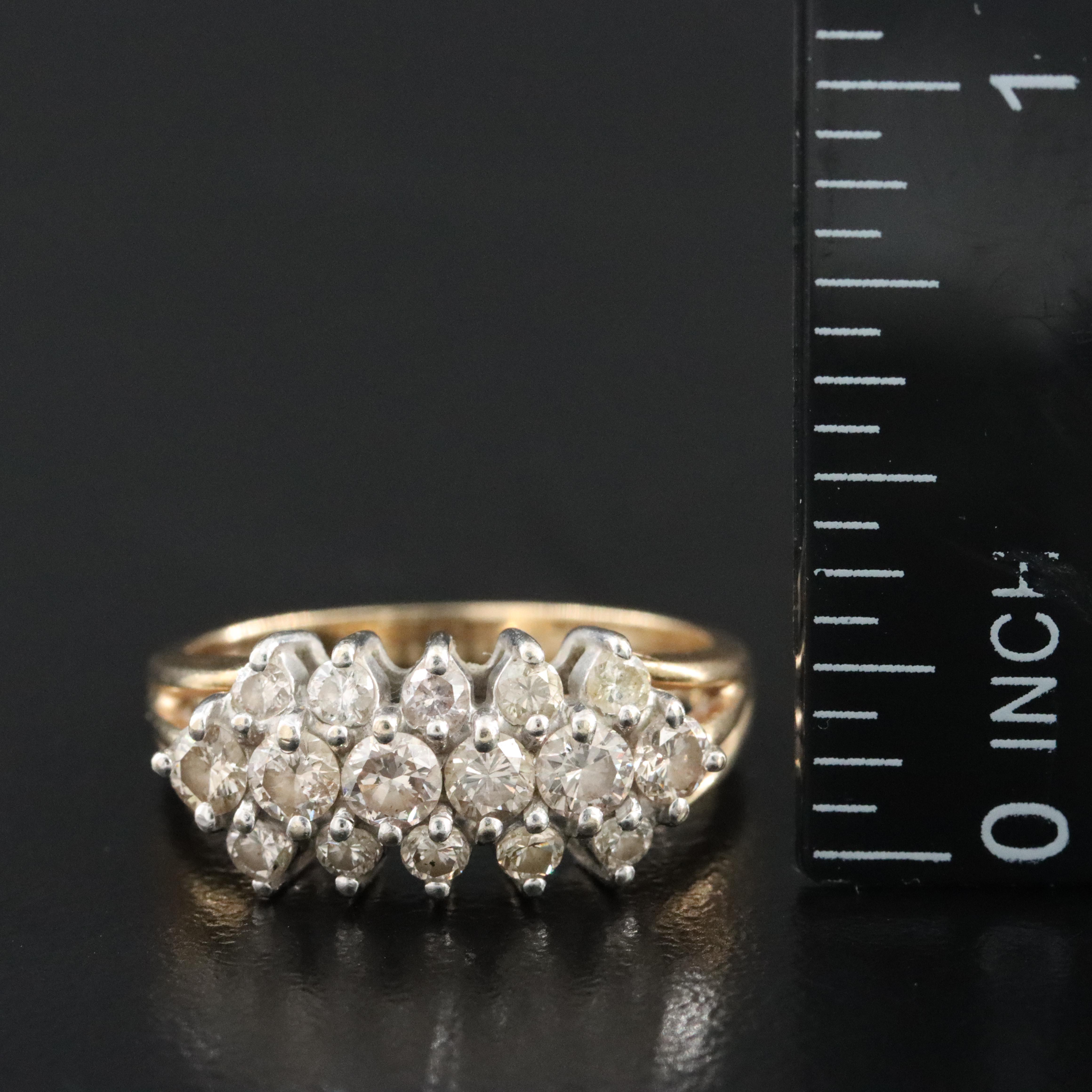 14K 1.00 CTW Diamond Ring