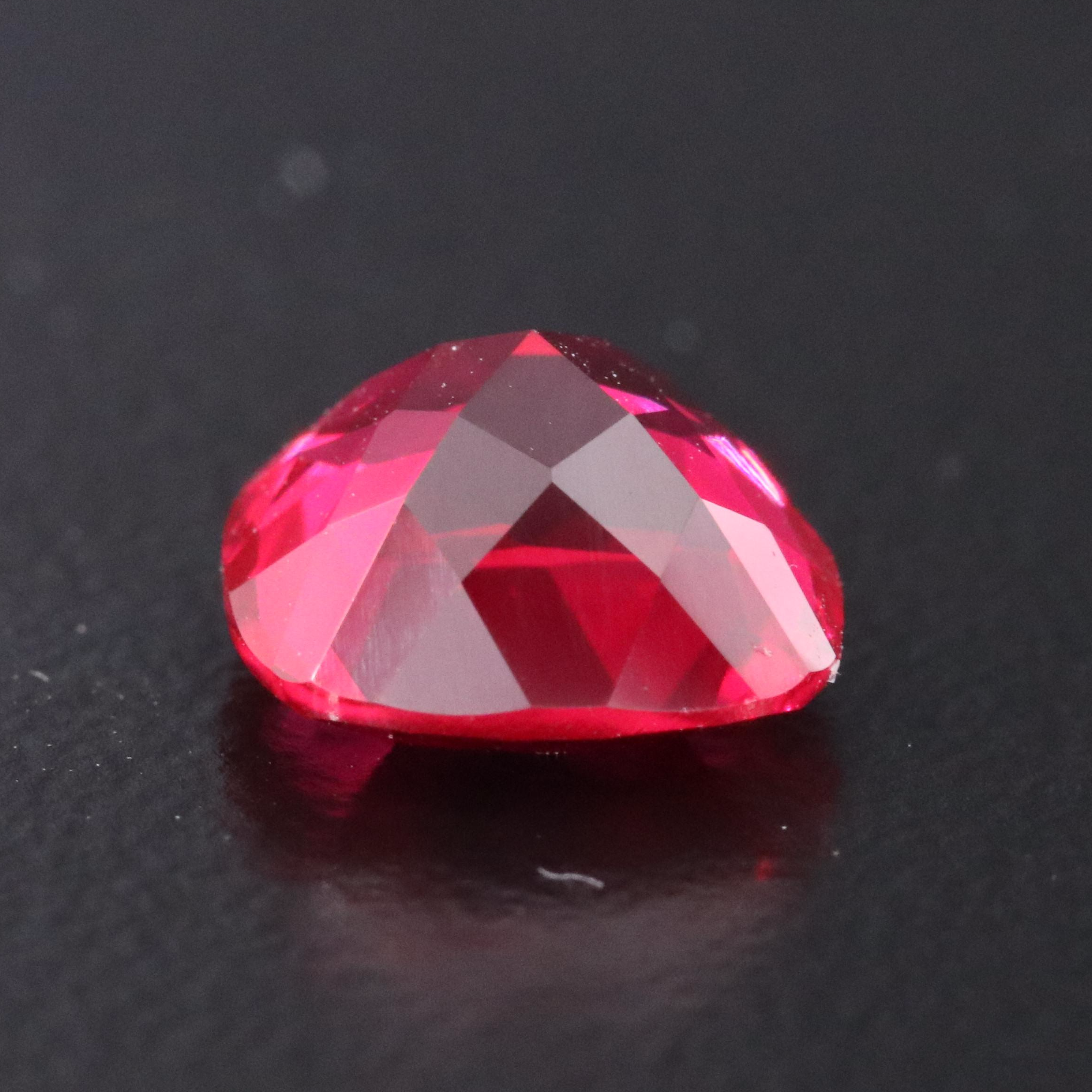 Loose 2.77 CT Lab Grown Ruby