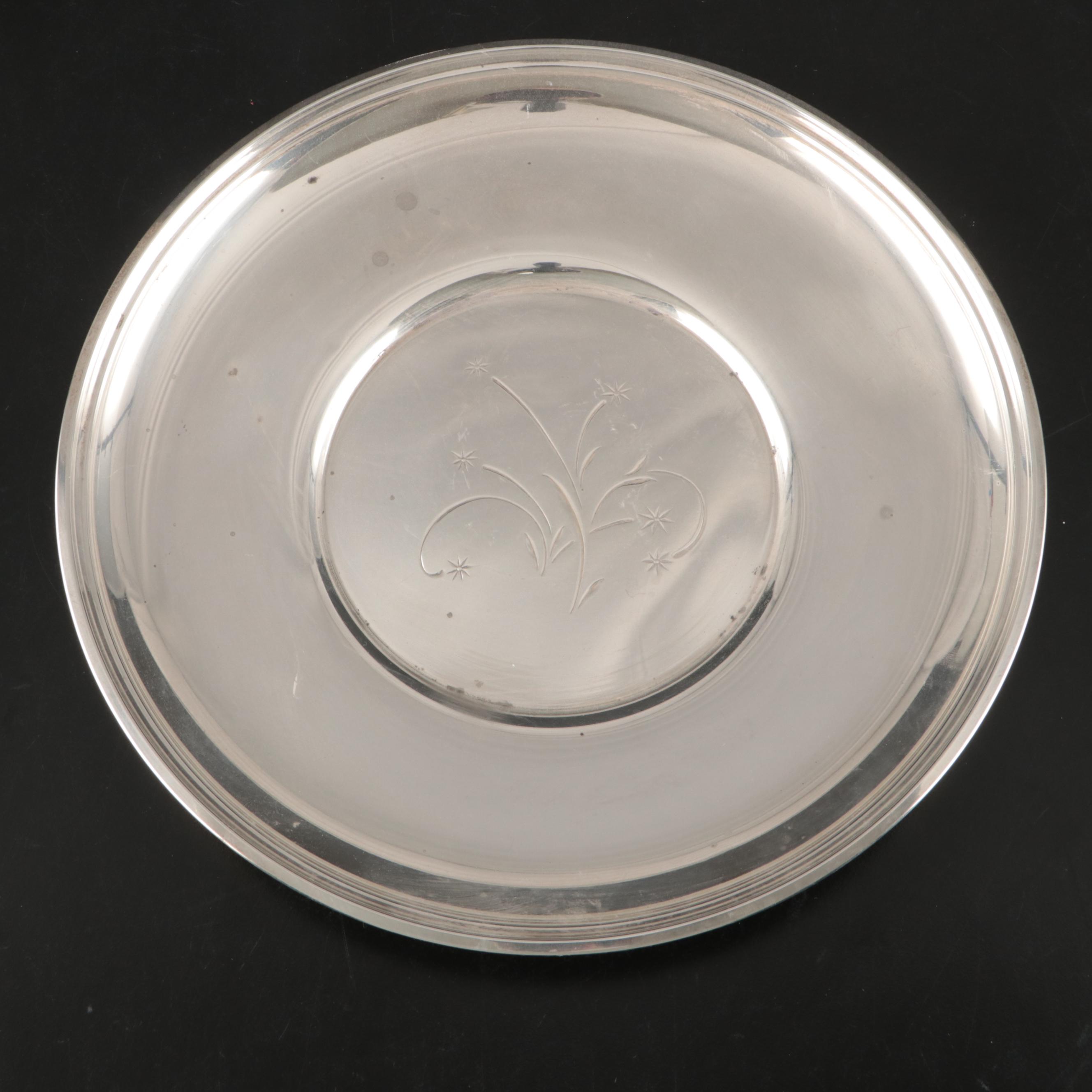 Gorham Sterling Plate, Webster Sterling Cup, and More Sterling Table Accessories