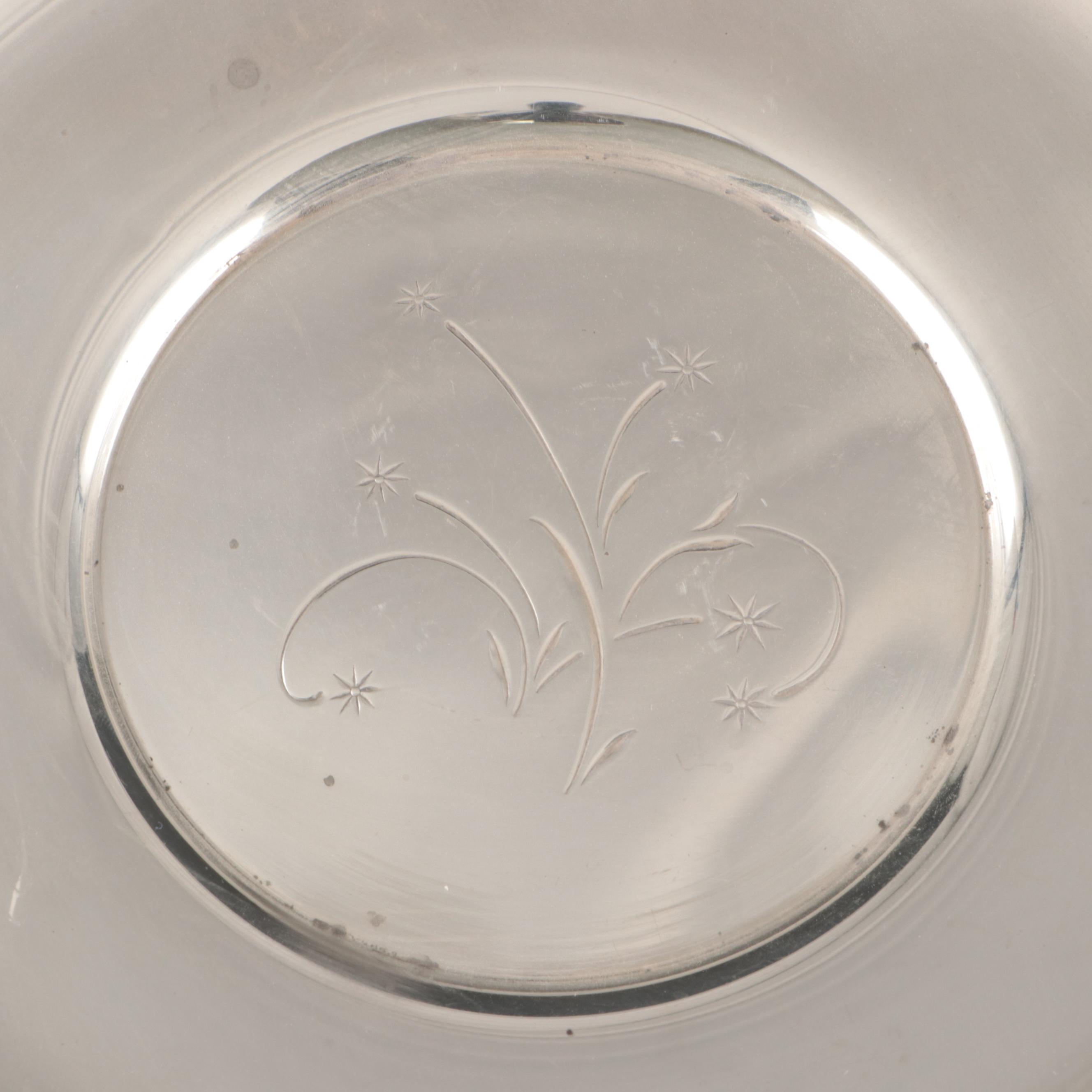 Gorham Sterling Plate, Webster Sterling Cup, and More Sterling Table Accessories