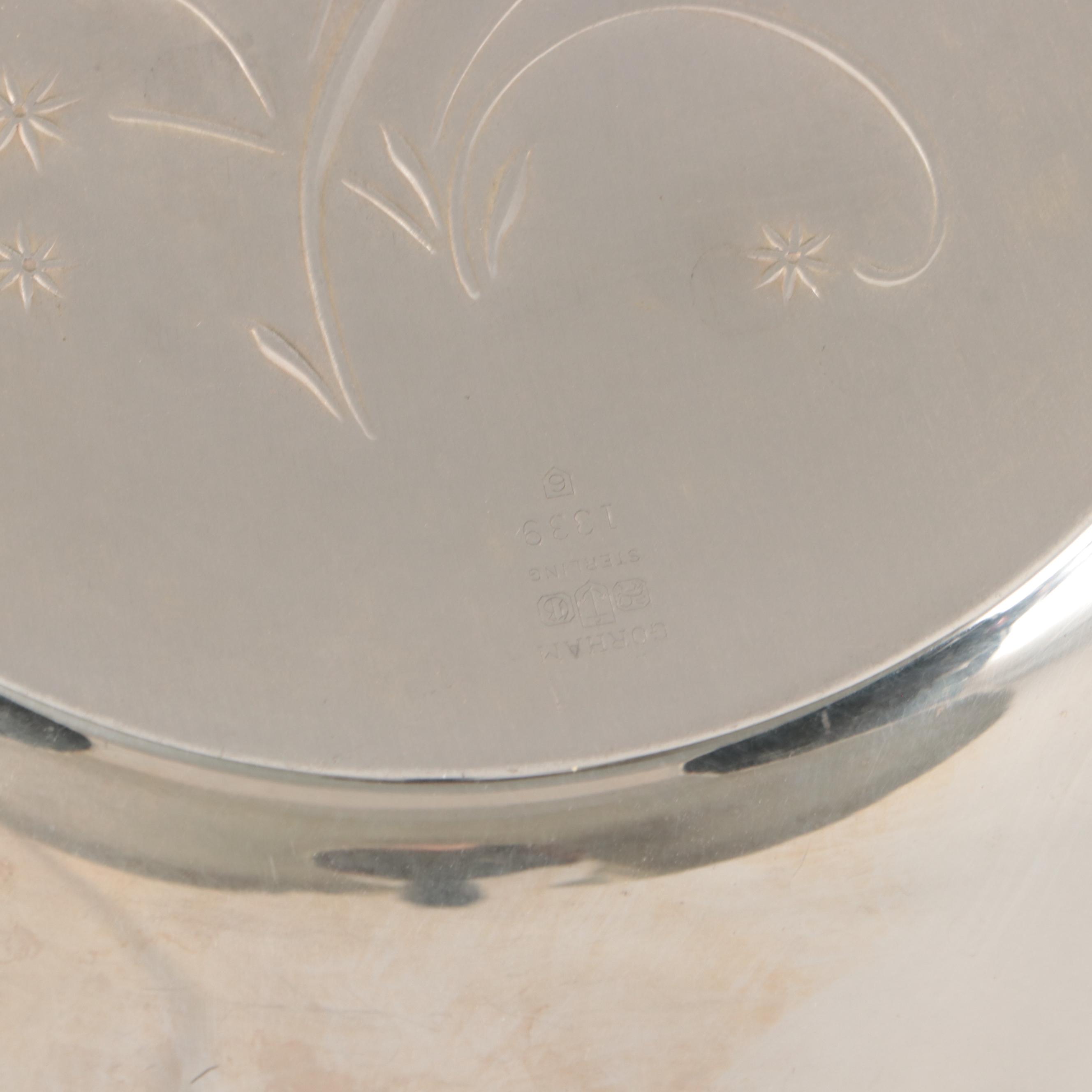 Gorham Sterling Plate, Webster Sterling Cup, and More Sterling Table Accessories