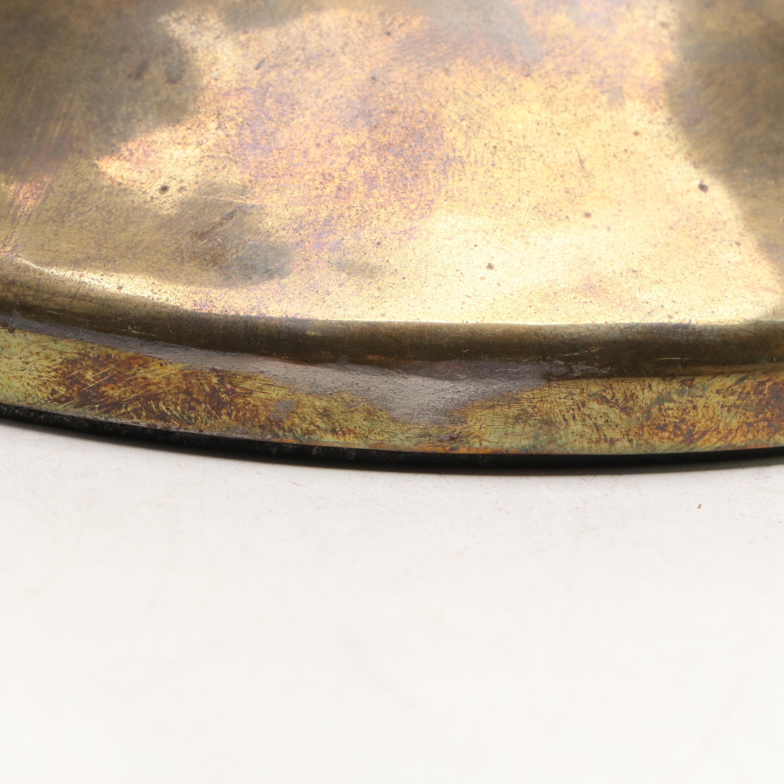 Antique Brass Candlestick Telephone