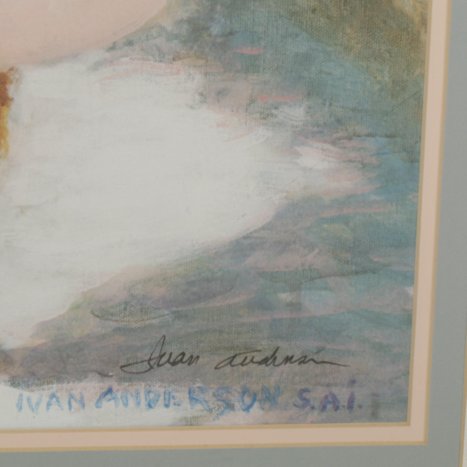 Ivan Anderson S.A.I. "Secrets" Offset Lithograph, Late 20th Century