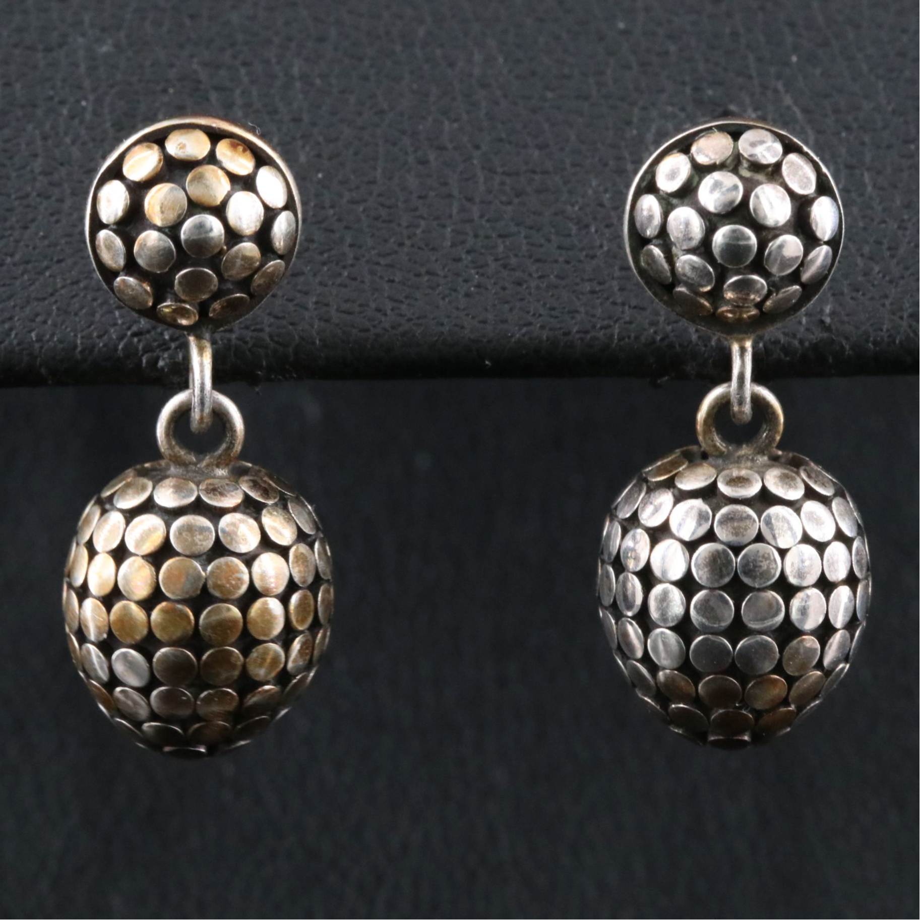 John Hardy Dot Sterling Ball Drop Earrings