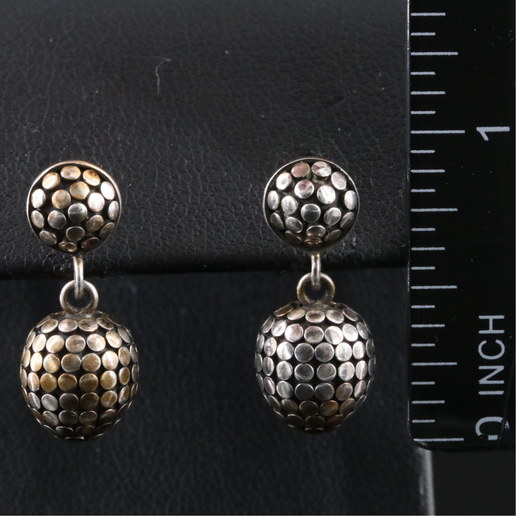 John Hardy Dot Sterling Ball Drop Earrings