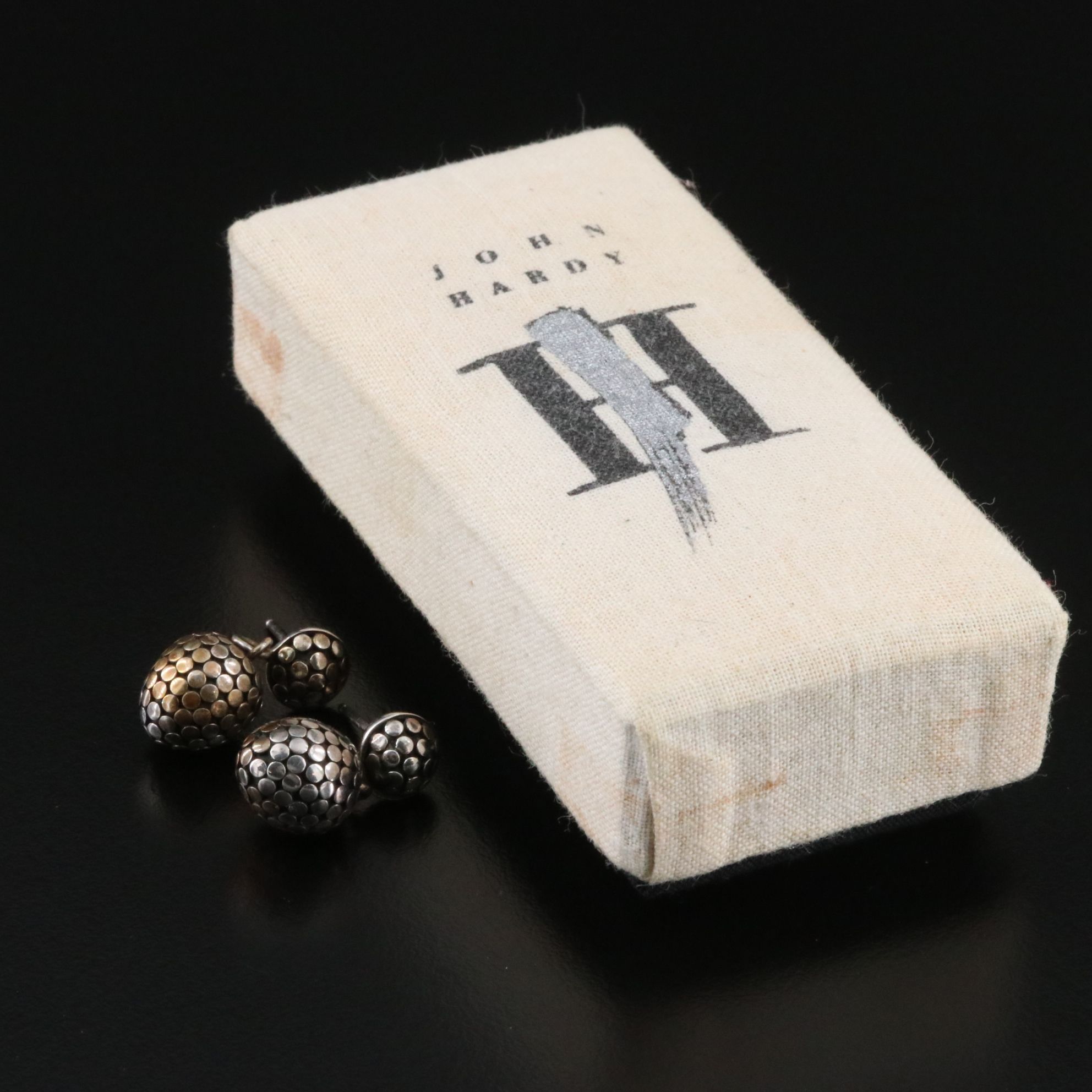 John Hardy Dot Sterling Ball Drop Earrings