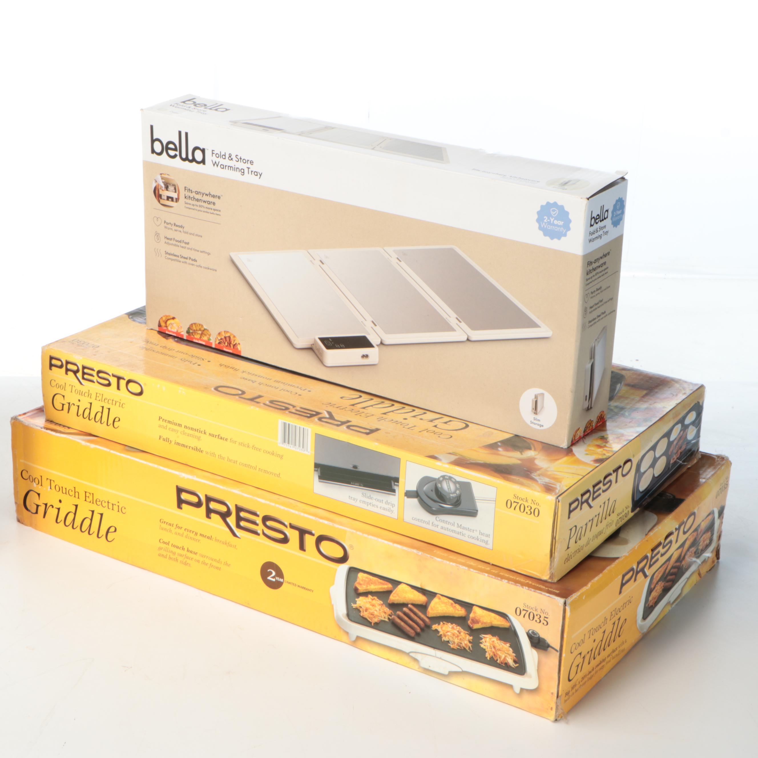 Williams-Sonoma "Bamboo" Platter with Chafing Dishes and Other Serving Pieces