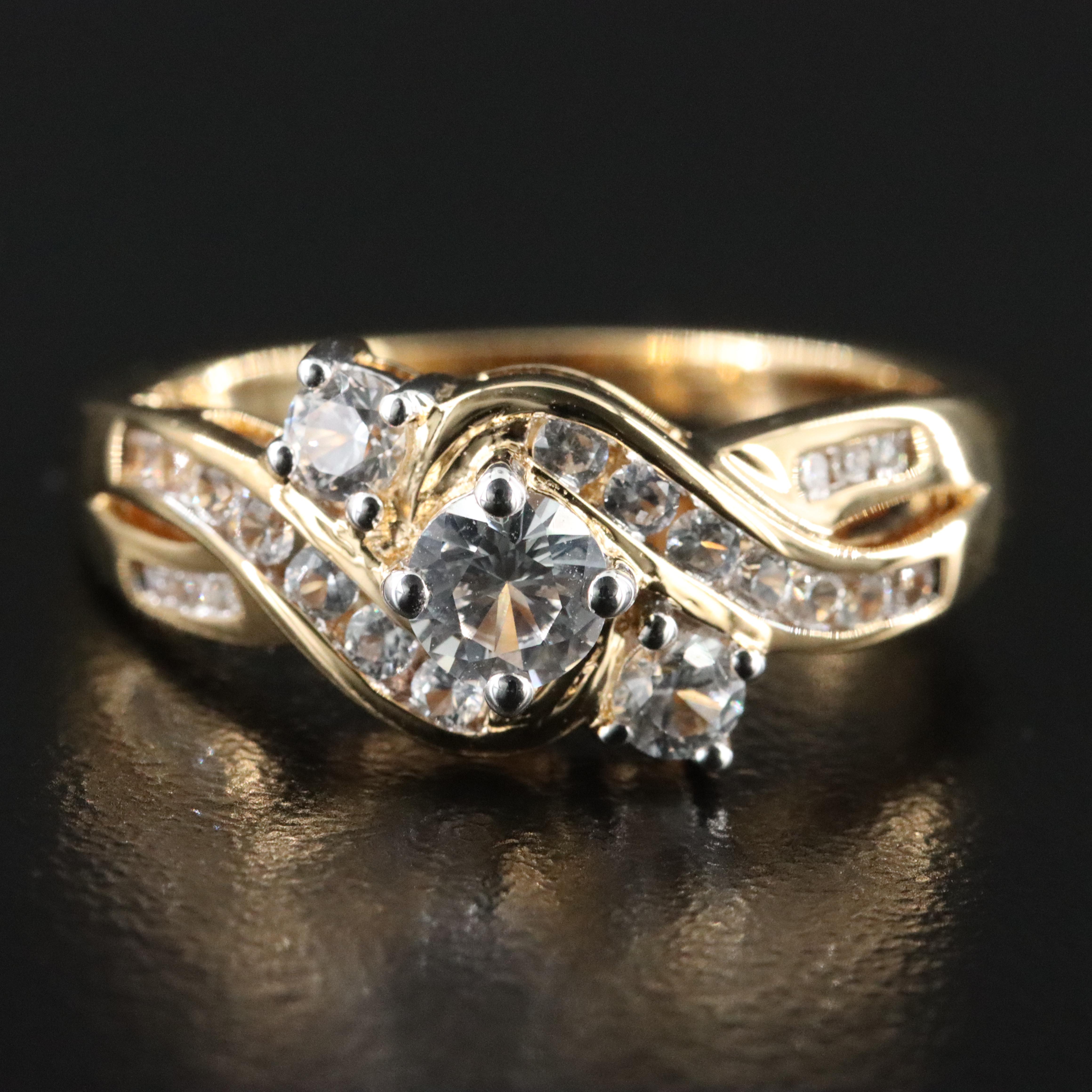 Sterling White Sapphire Ring