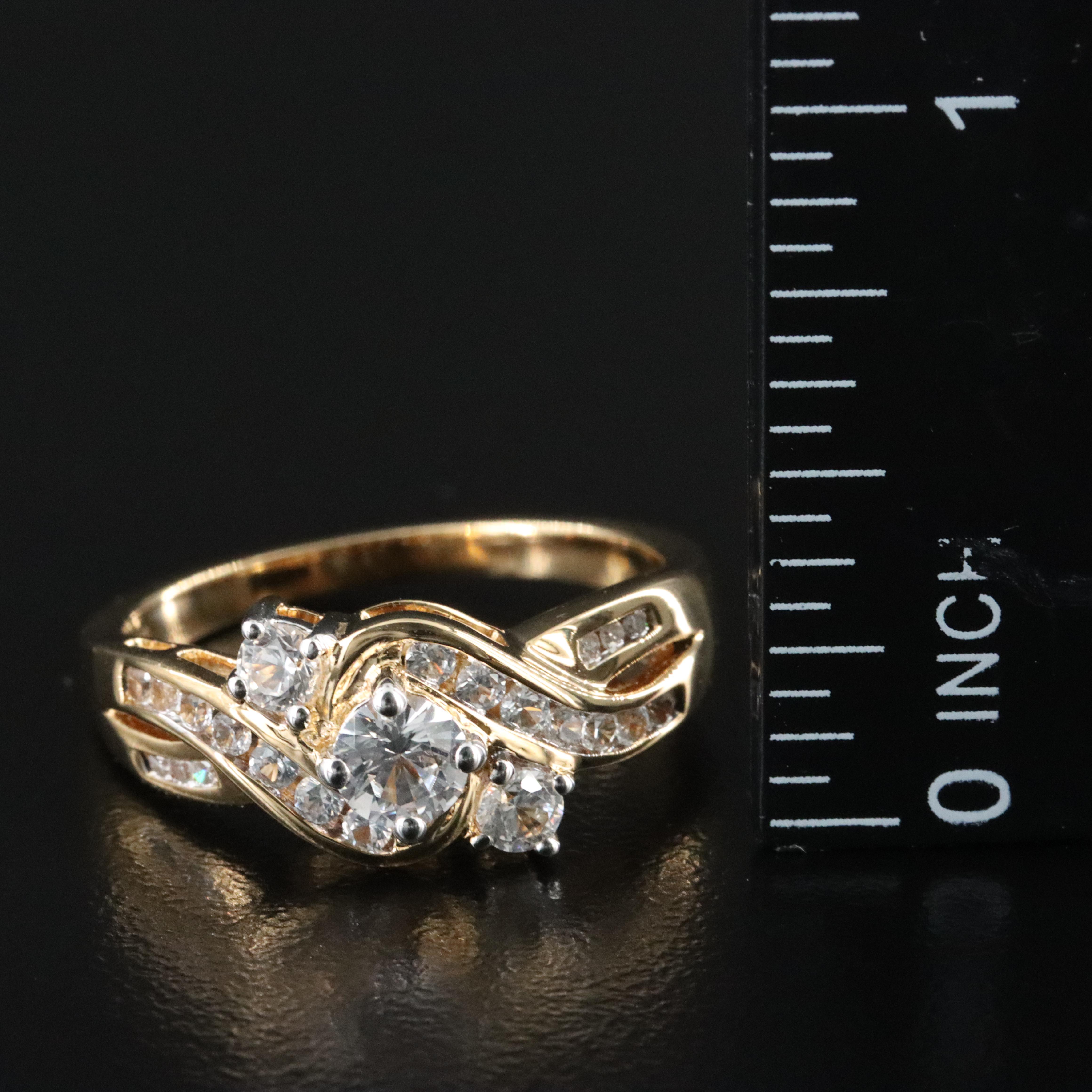 Sterling White Sapphire Ring