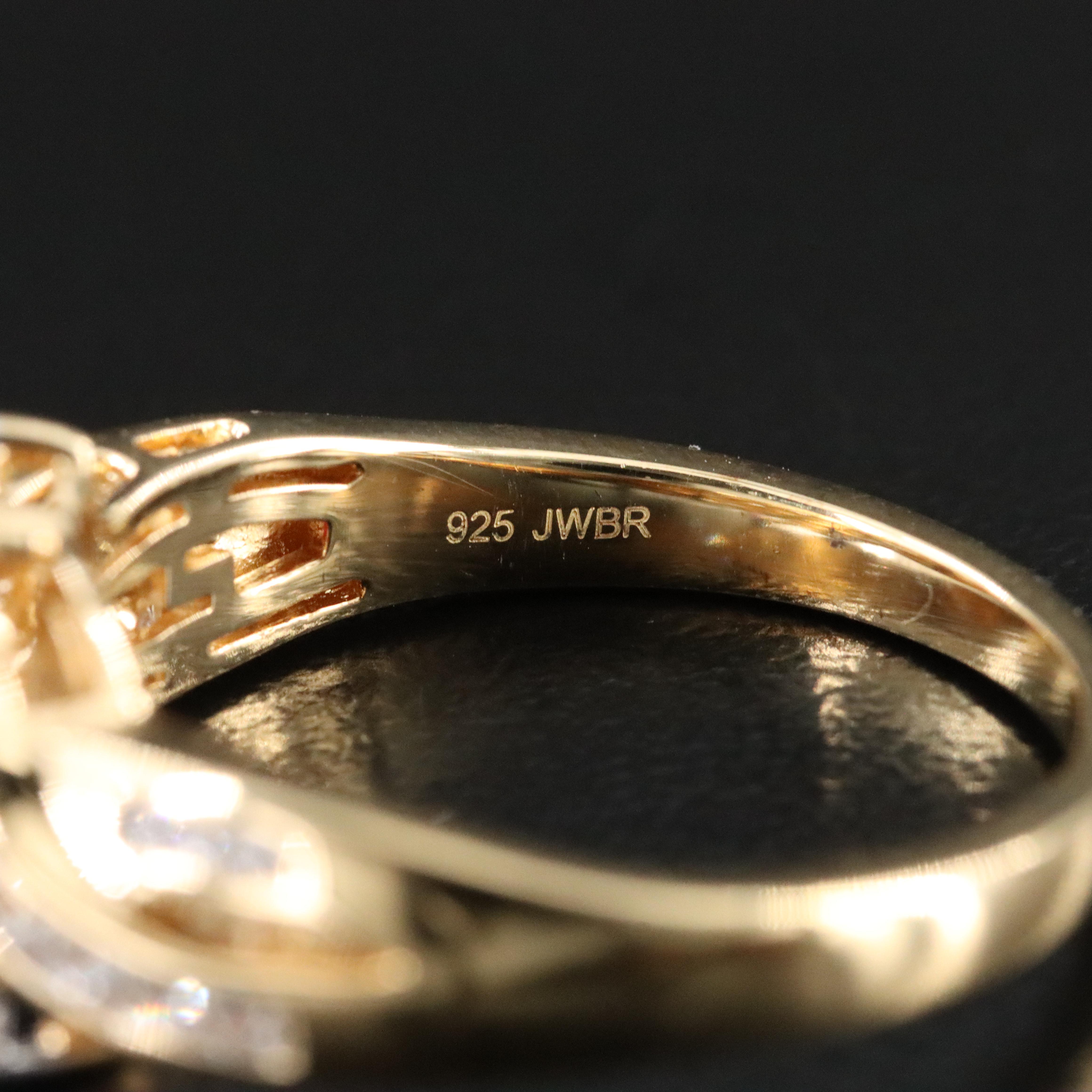 Sterling White Sapphire Ring