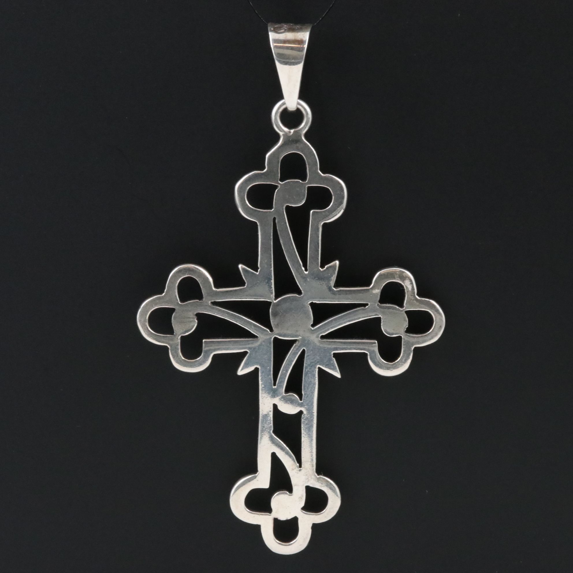 Taxco Daniela 950 Silver Cross Pendant