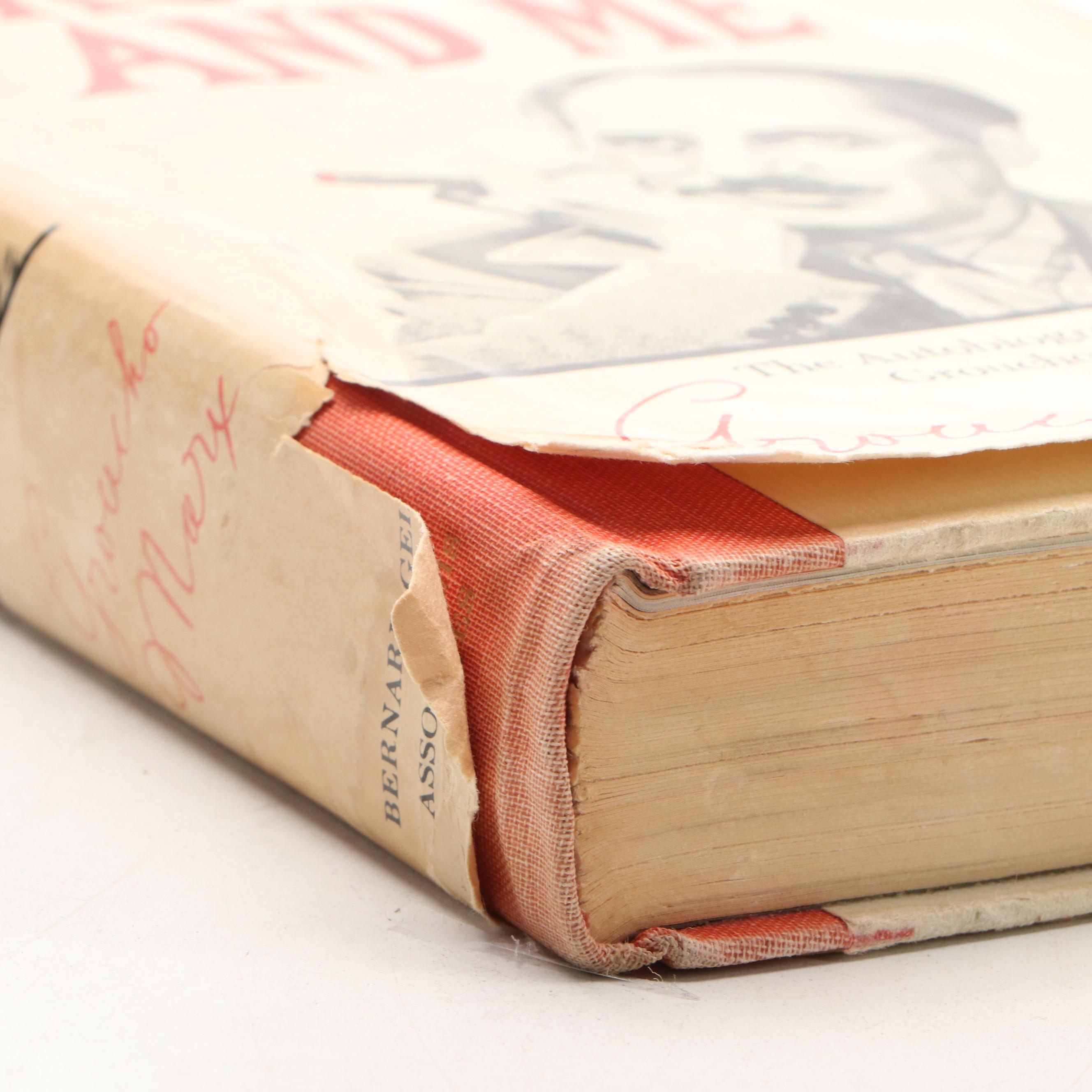 First Edition "Groucho and Me" by Groucho Marx, 1959