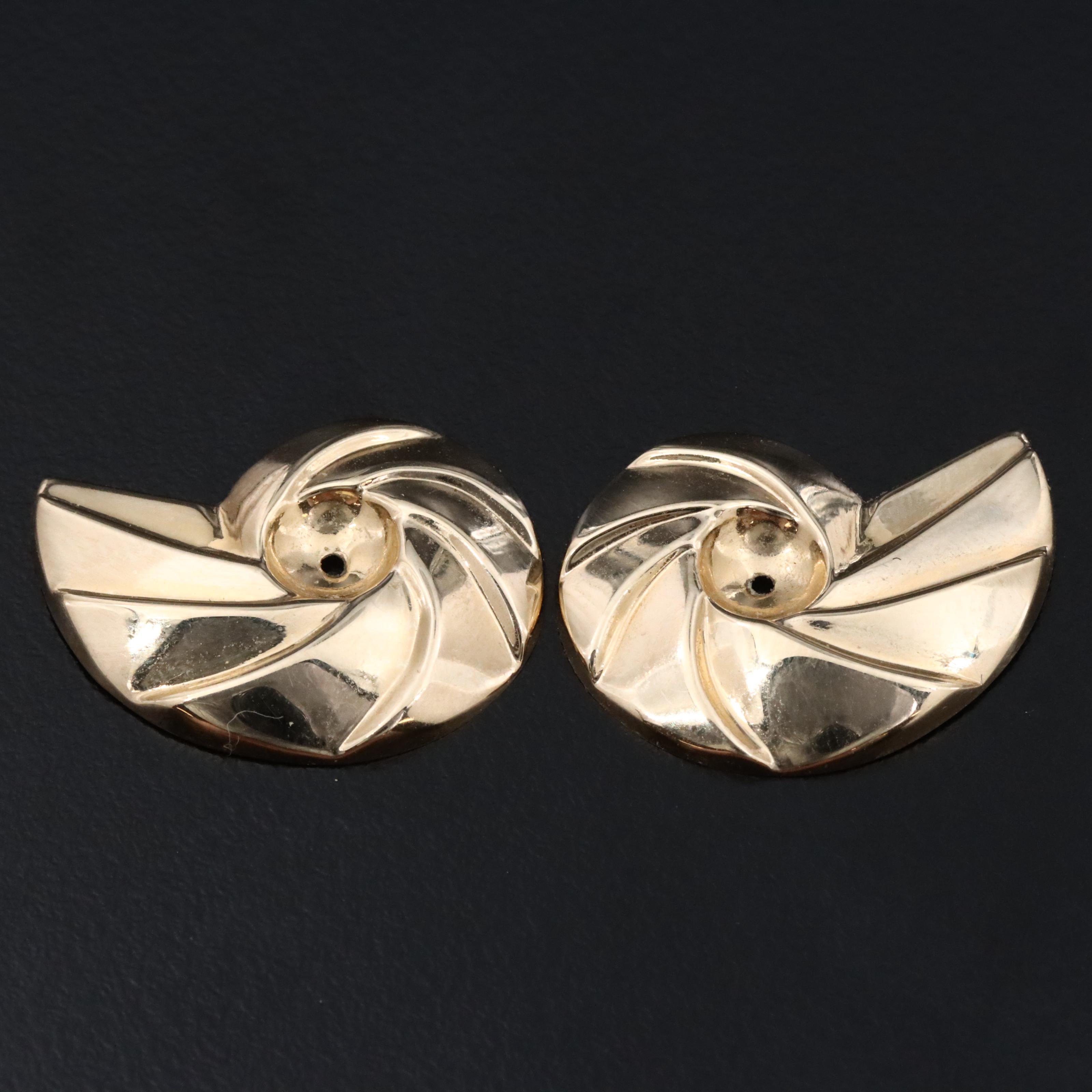 14K Spiral Earring Enhancers