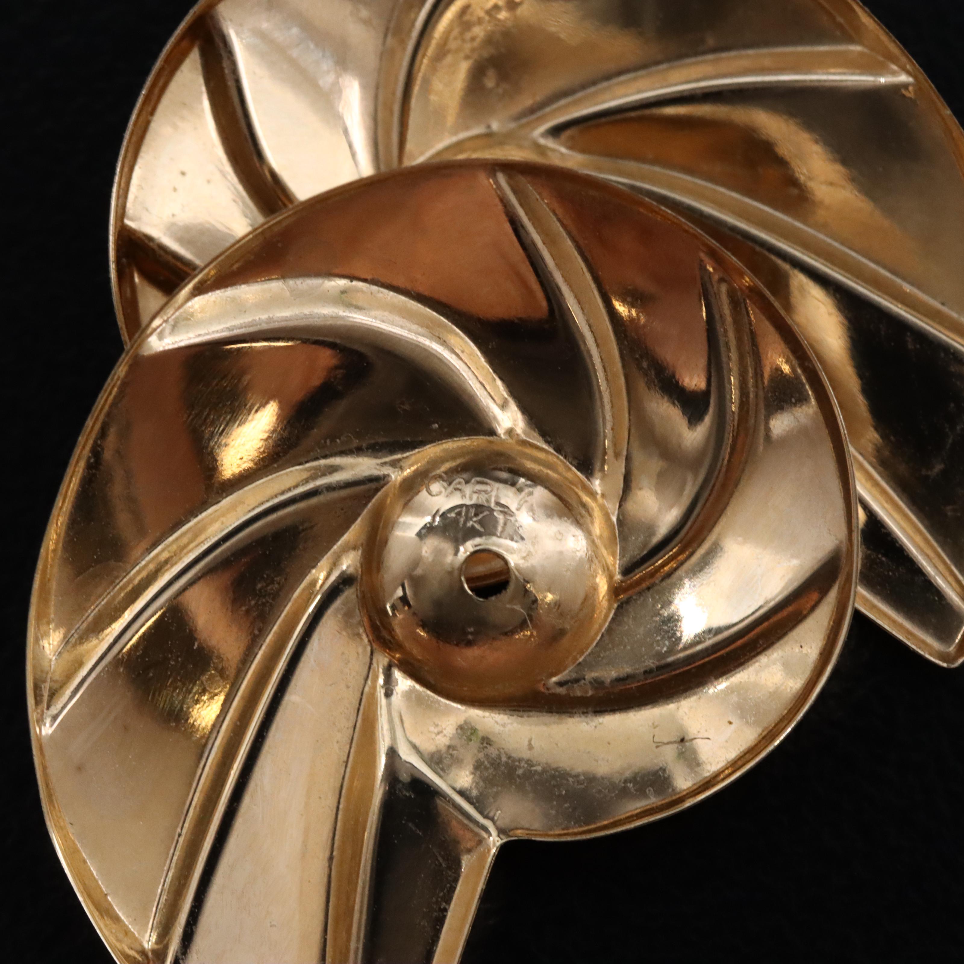 14K Spiral Earring Enhancers