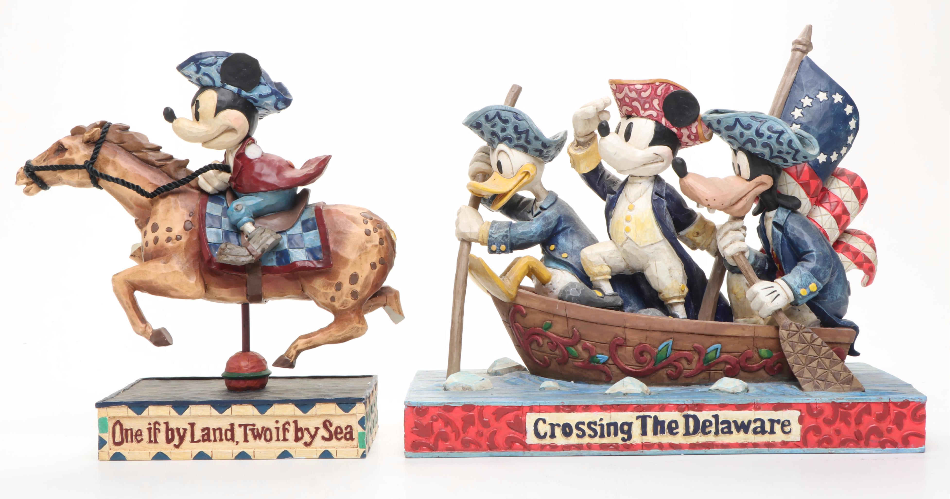 Jim Shore for Disney "Unstoppable Heroes" and "Determined Patriot" Figurines