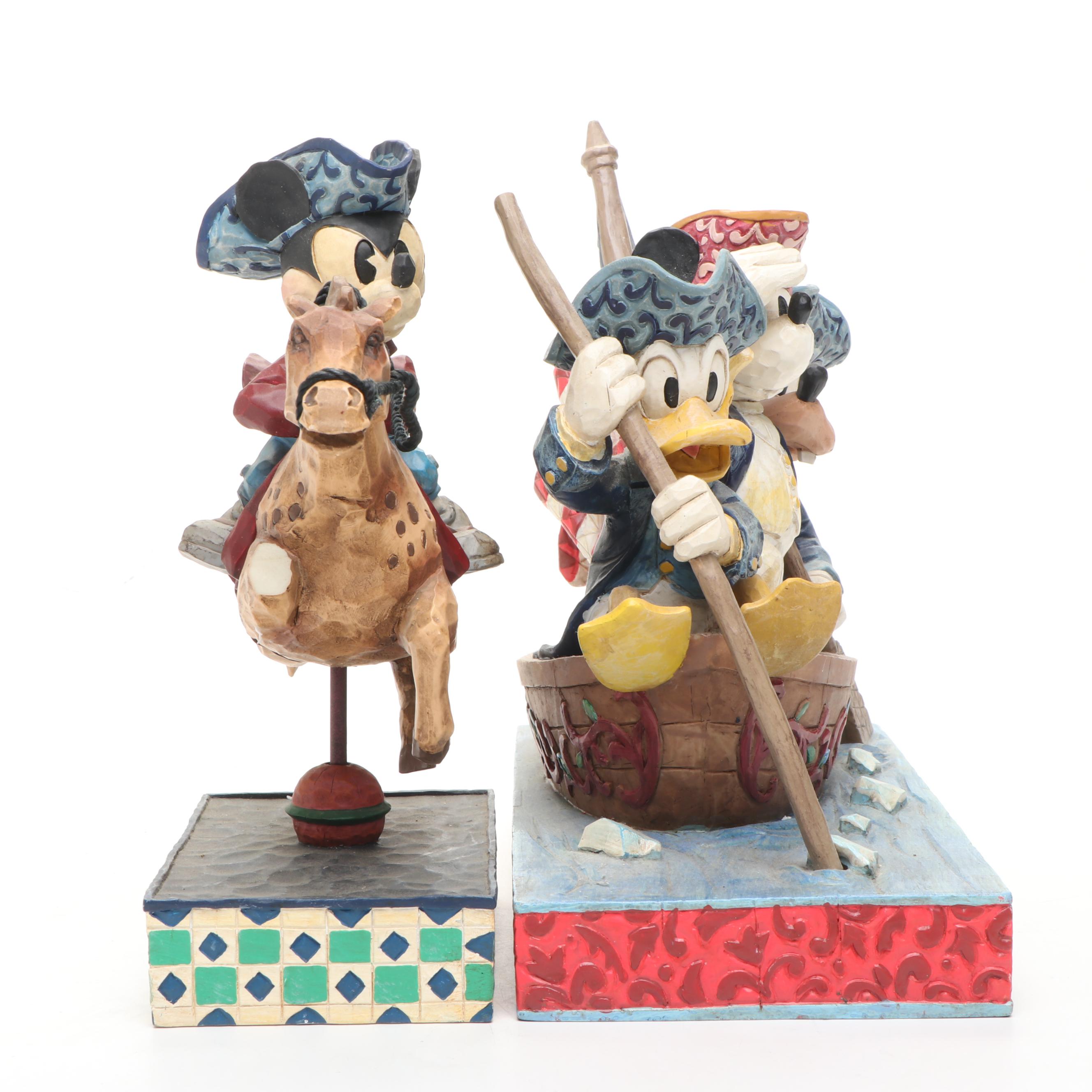 Jim Shore for Disney "Unstoppable Heroes" and "Determined Patriot" Figurines