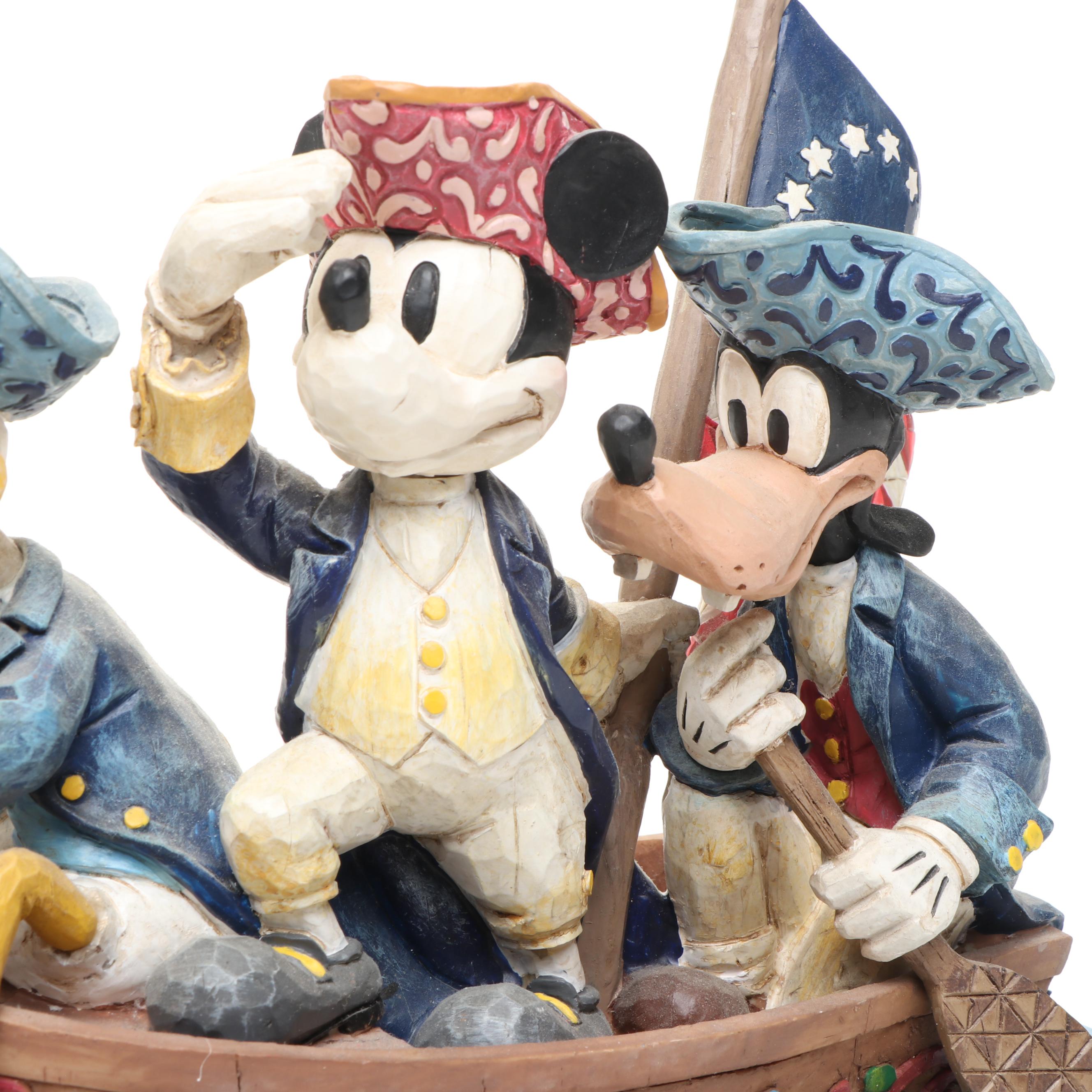 Jim Shore for Disney "Unstoppable Heroes" and "Determined Patriot" Figurines