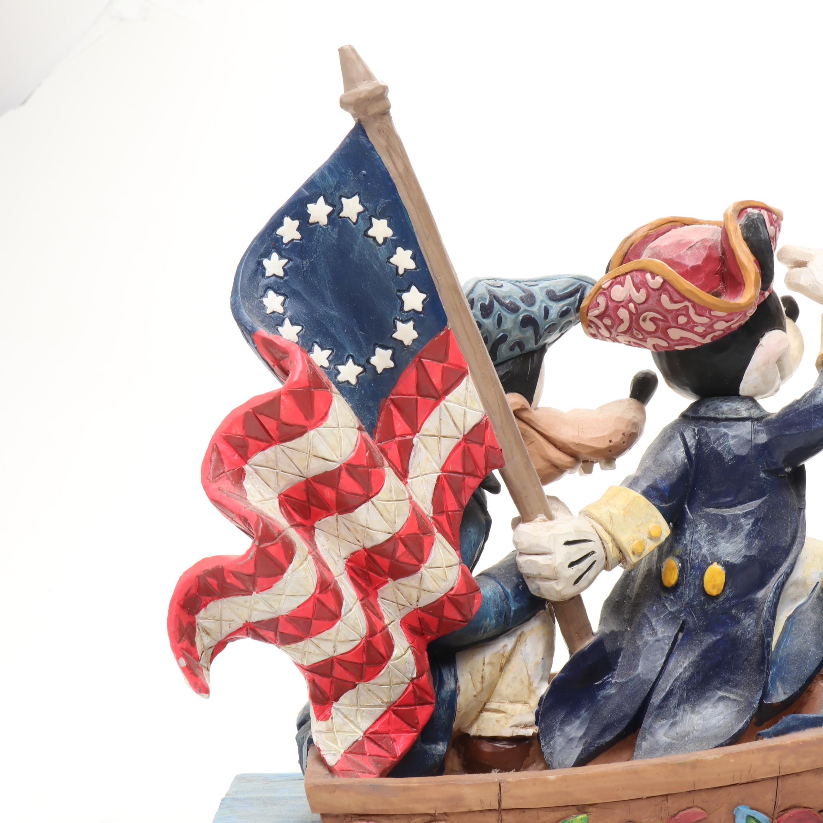Jim Shore for Disney "Unstoppable Heroes" and "Determined Patriot" Figurines