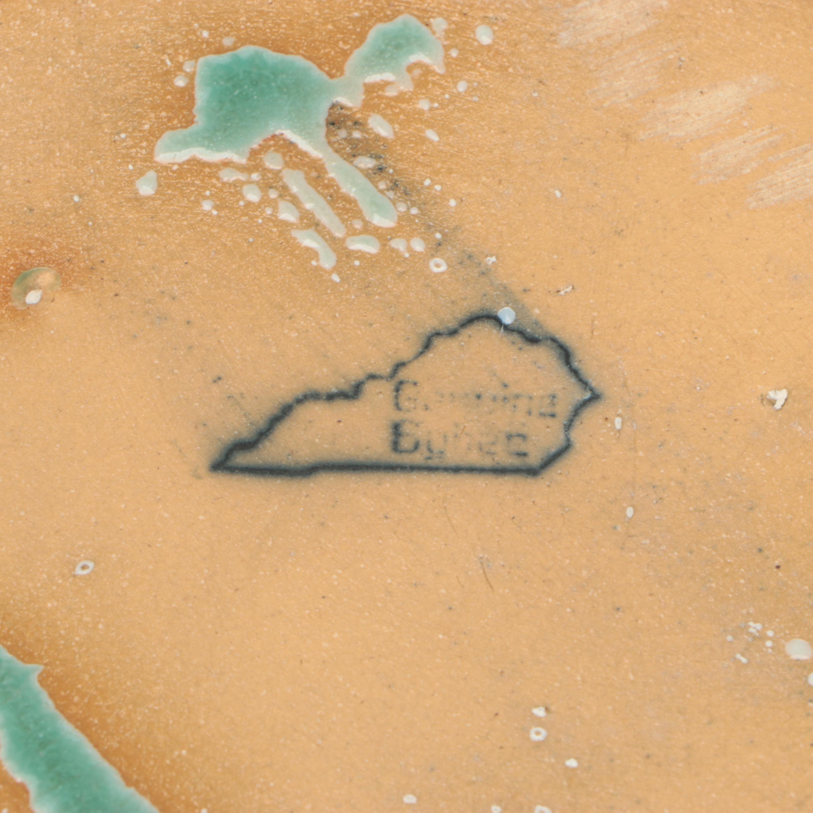 Mosaic Tile Metal Table and Glass Lantern, Other Metal and Ceramic Outdoor Décor