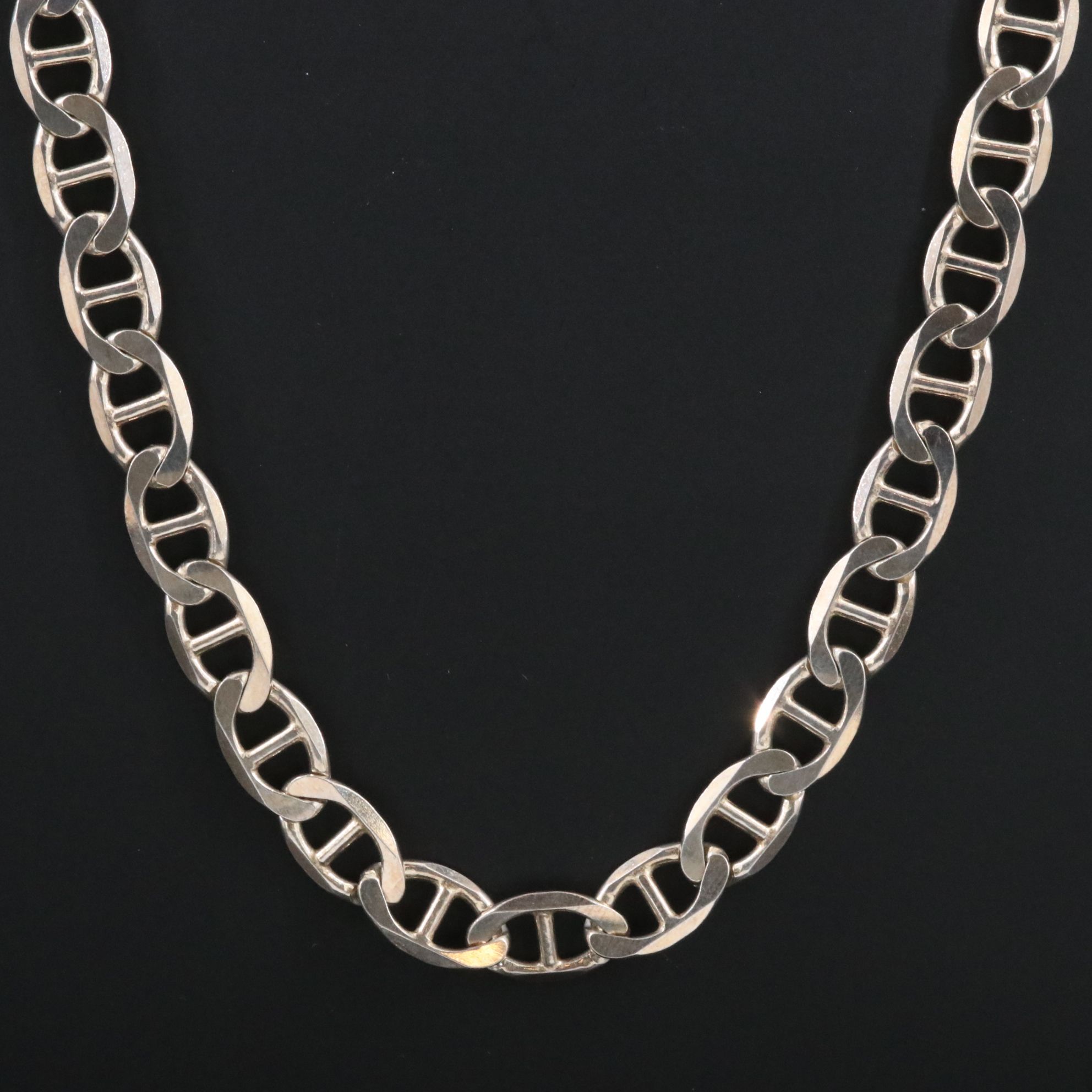 Italian Sterling Mariner Chain Necklace