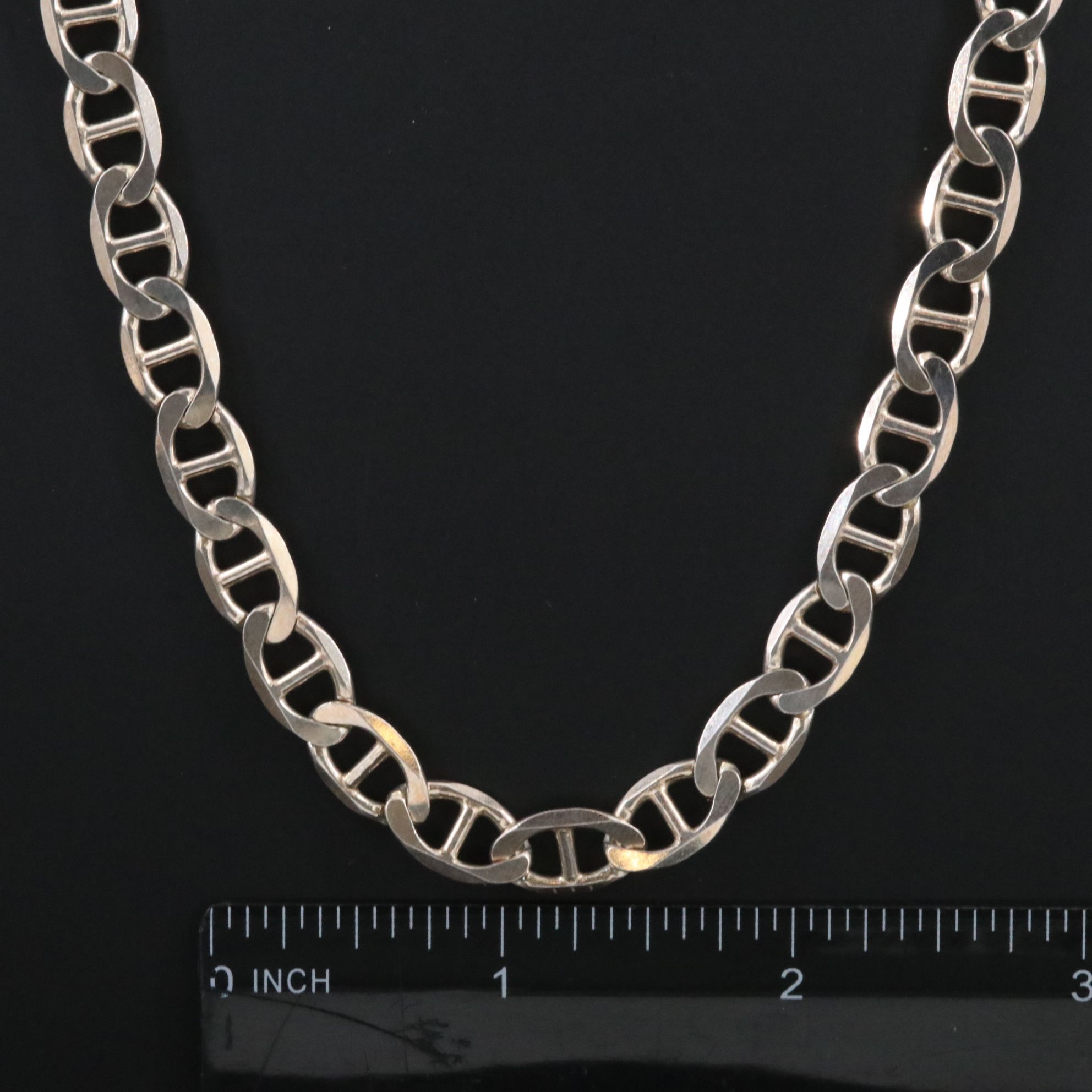 Italian Sterling Mariner Chain Necklace