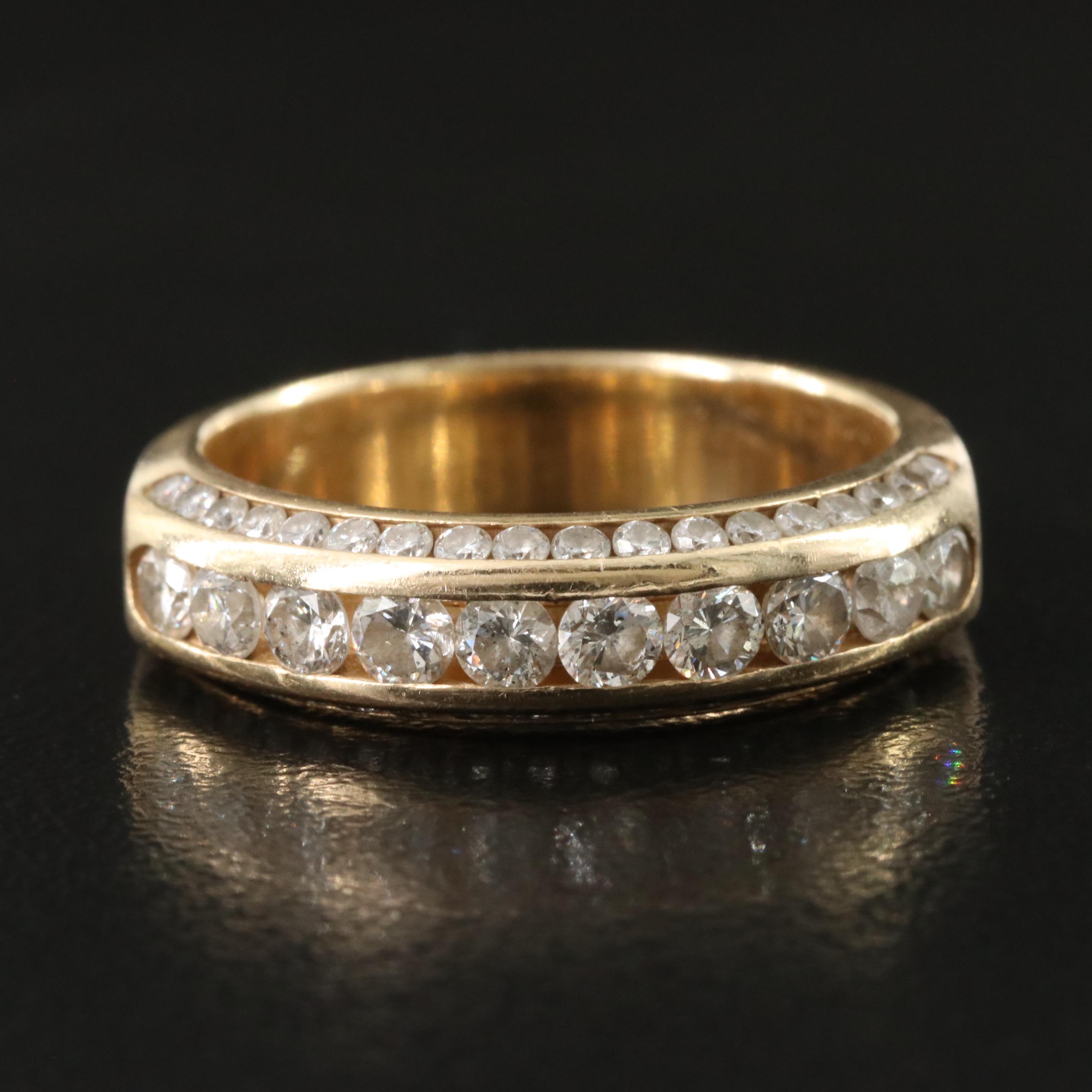 14K 1.06 CTW Diamond Band