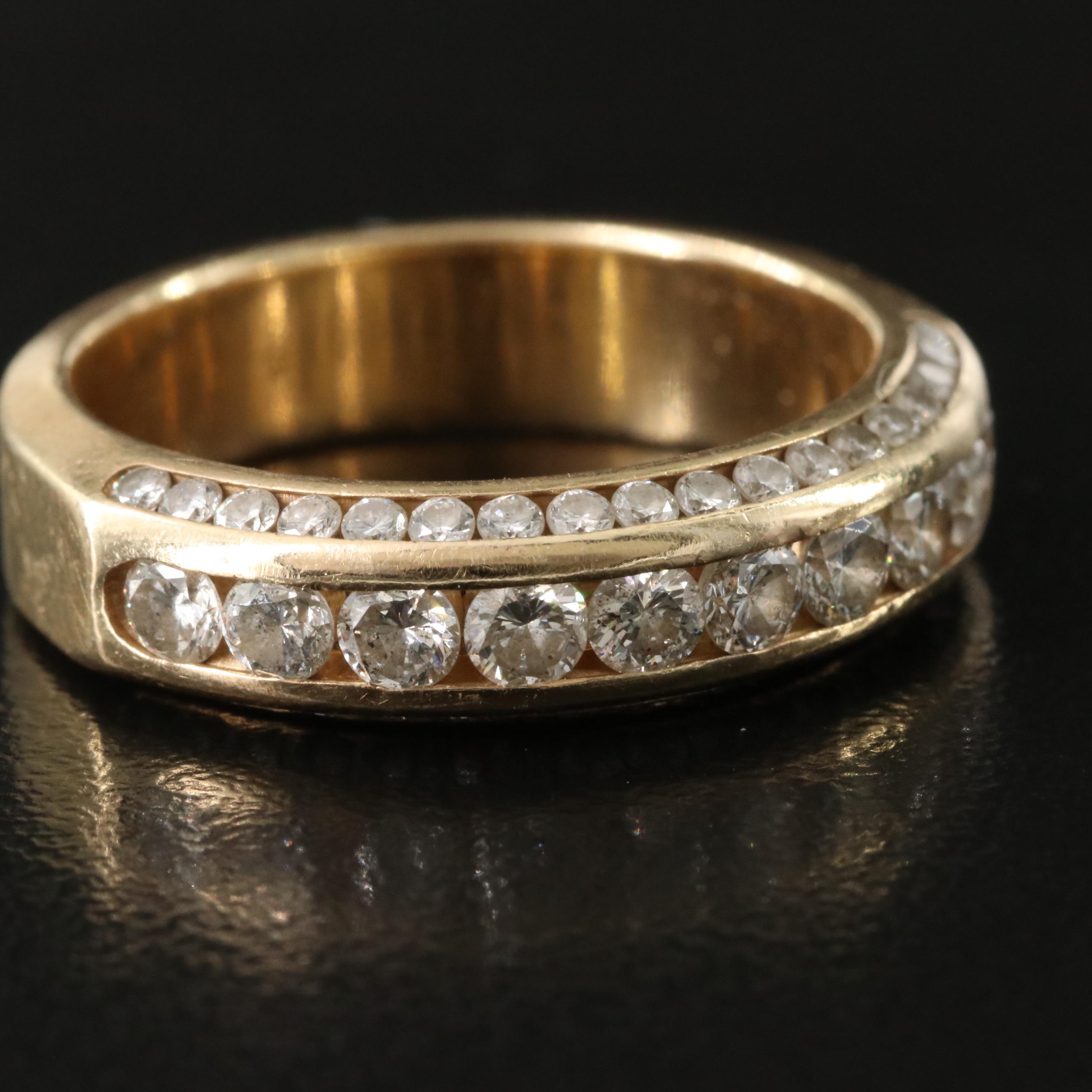 14K 1.06 CTW Diamond Band