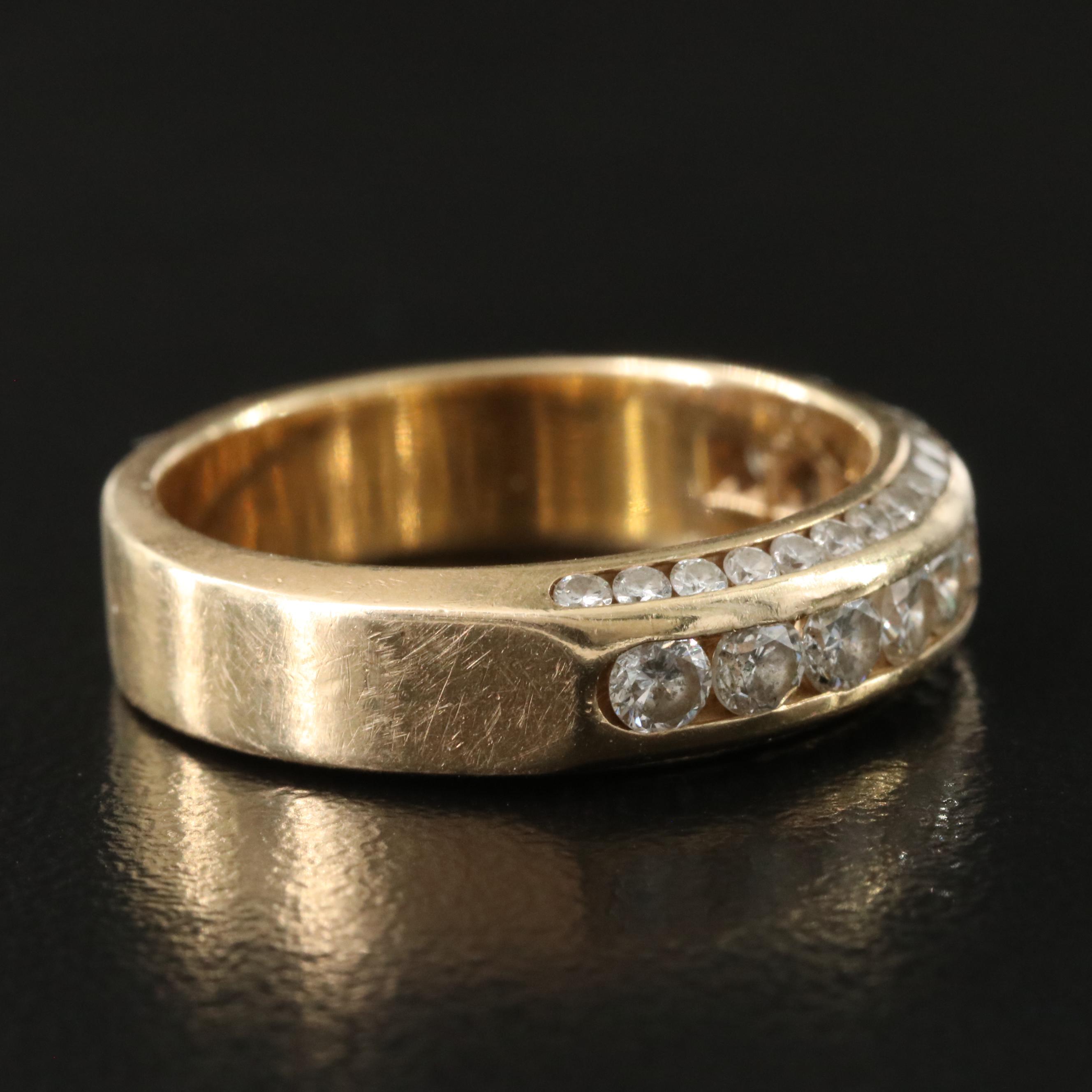 14K 1.06 CTW Diamond Band