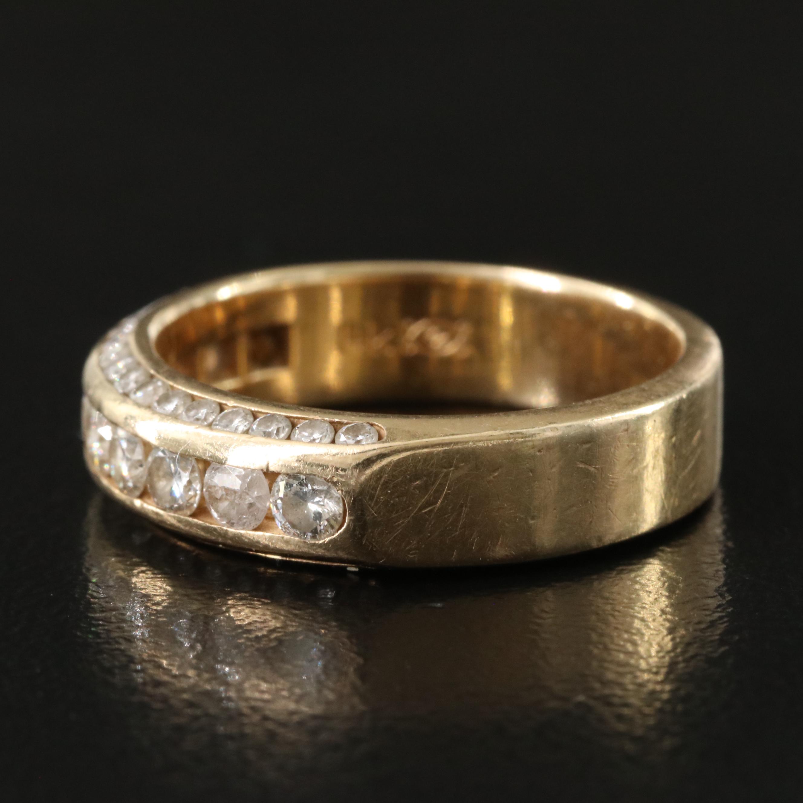 14K 1.06 CTW Diamond Band