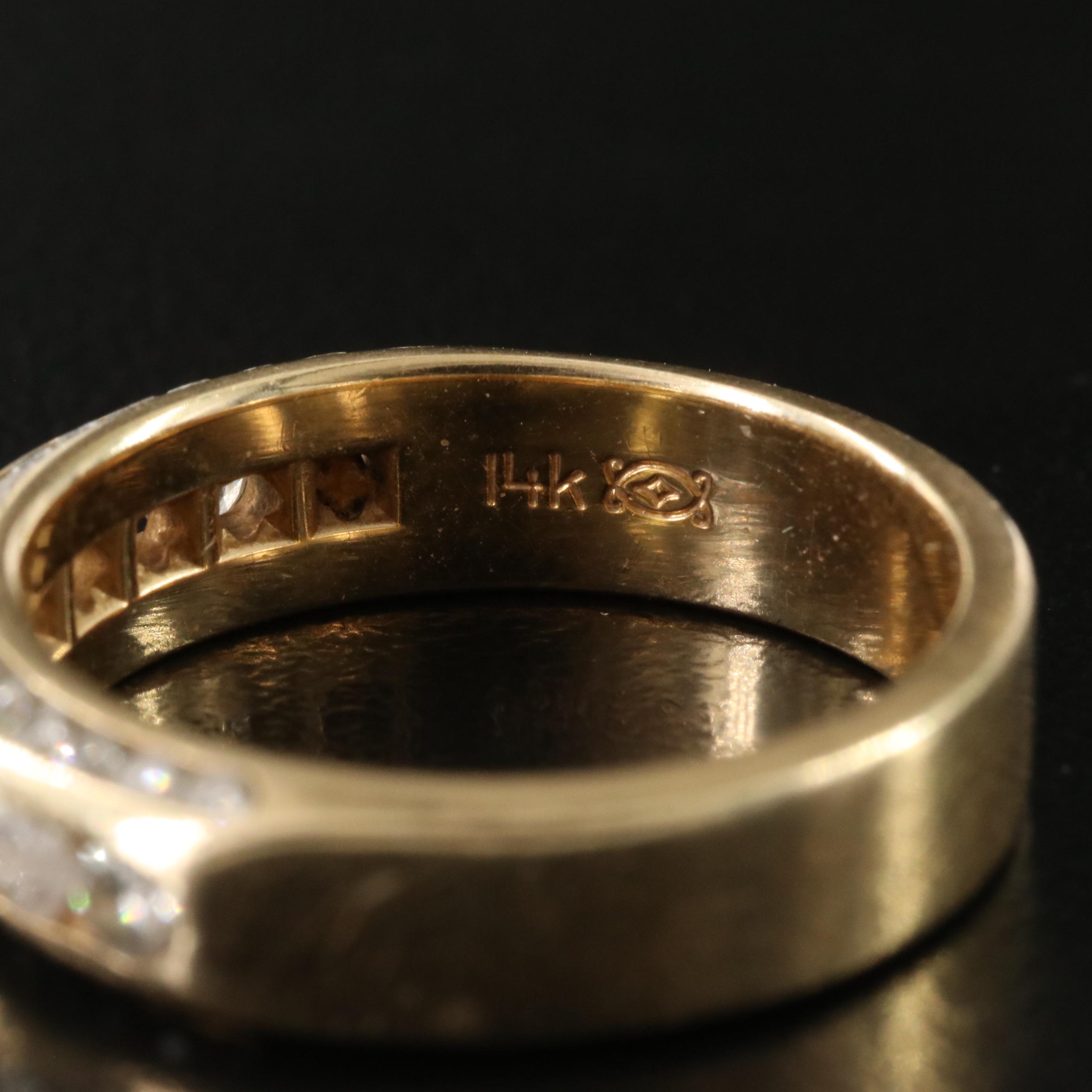 14K 1.06 CTW Diamond Band