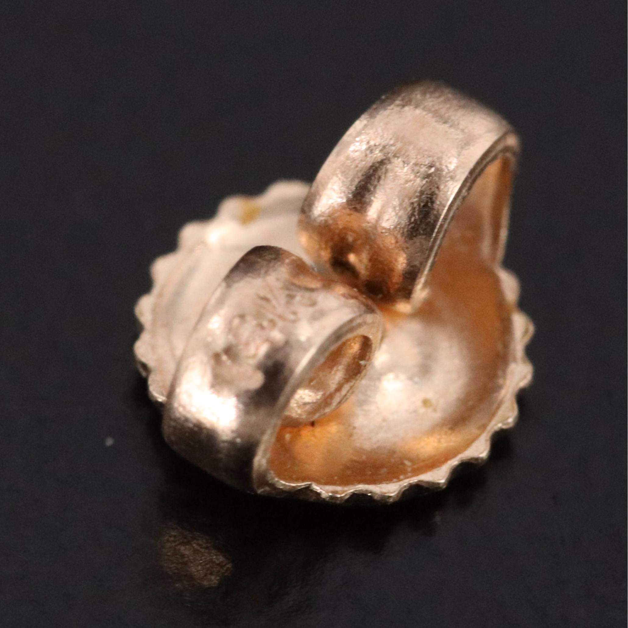 EVE 14K Carved Moonstone Sun Earrings