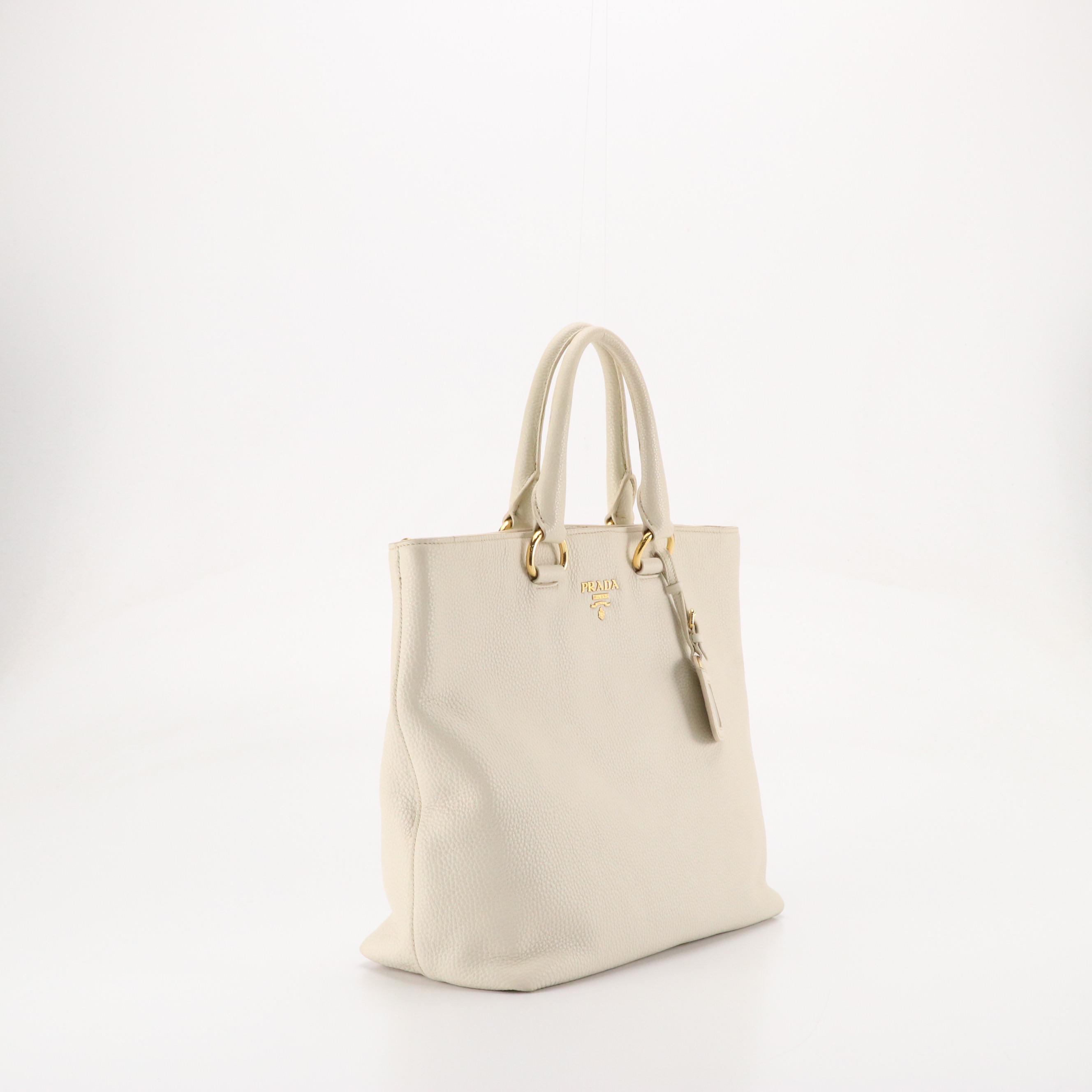 Prada Vitello Daino Leather Tote