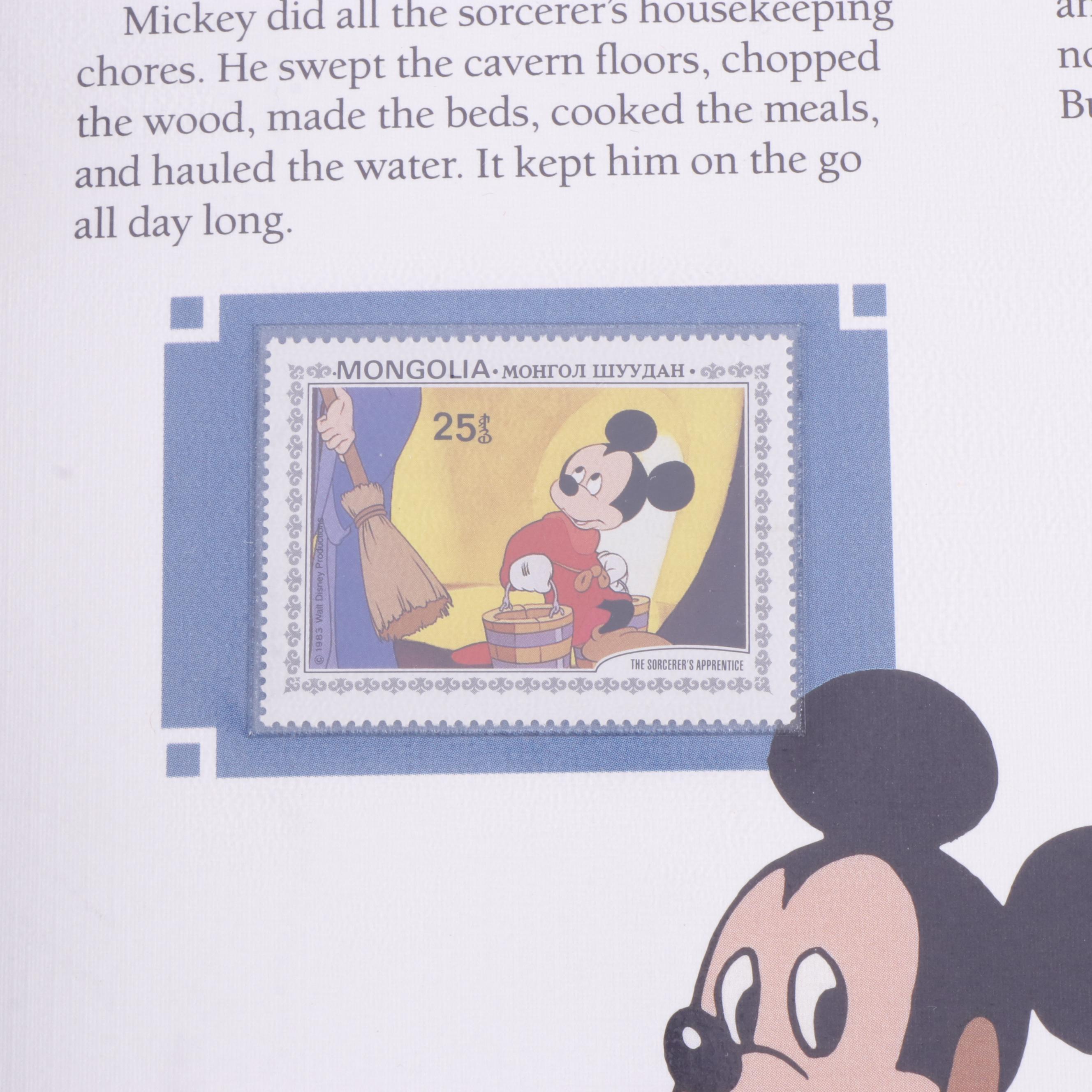 Three Albums of Disney Movie Commemorative Postage Stamp Panels