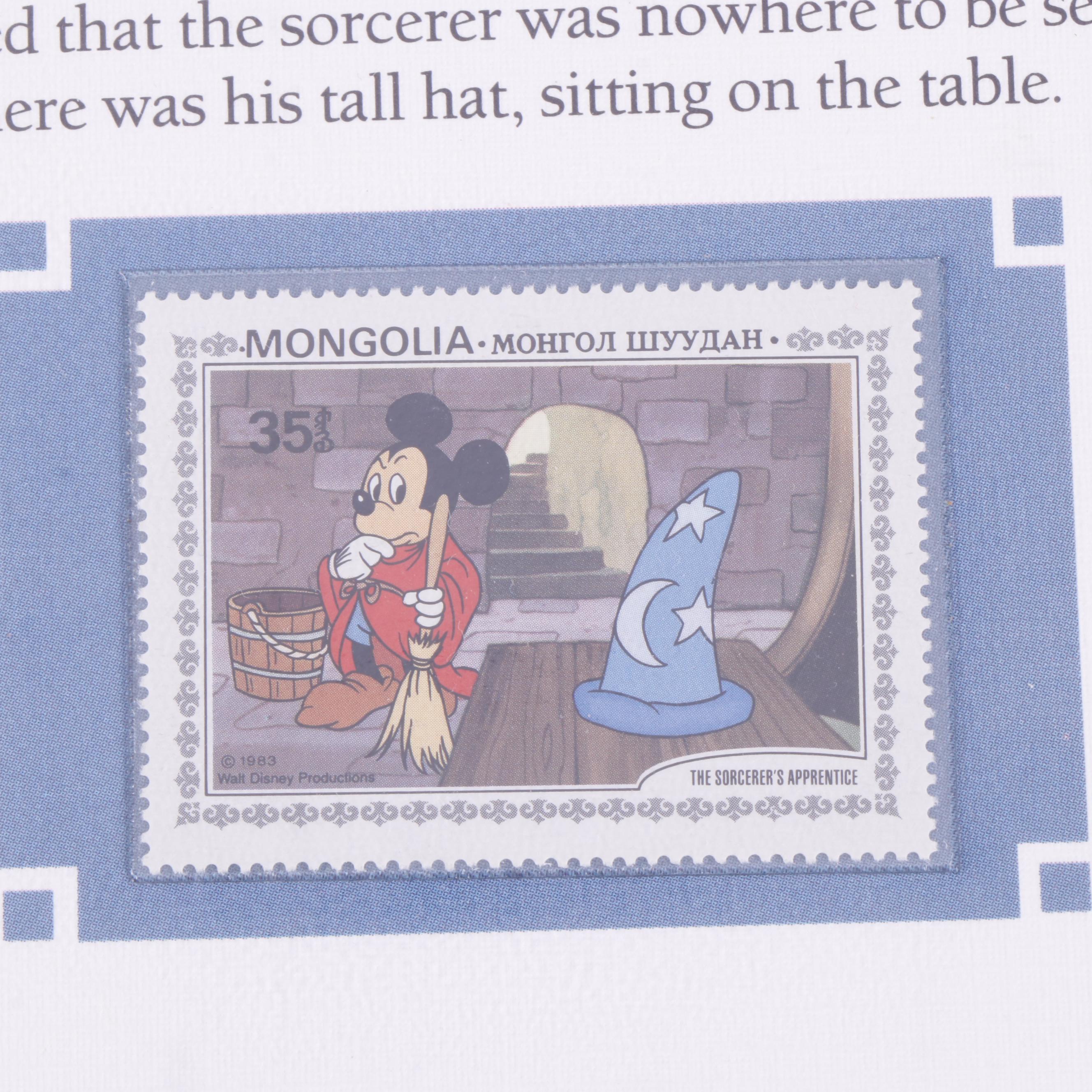 Three Albums of Disney Movie Commemorative Postage Stamp Panels