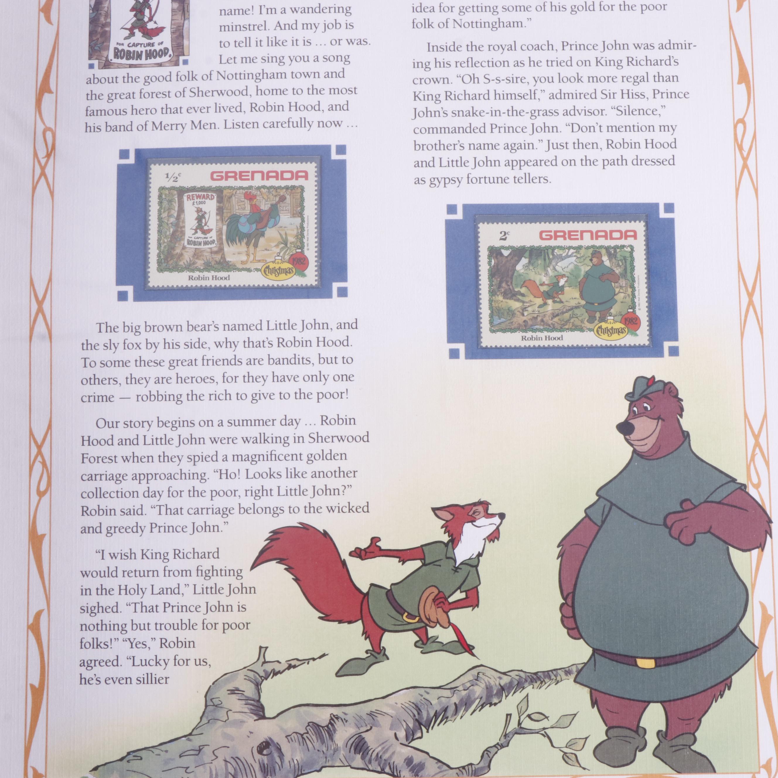 Three Albums of Disney Movie Commemorative Postage Stamp Panels