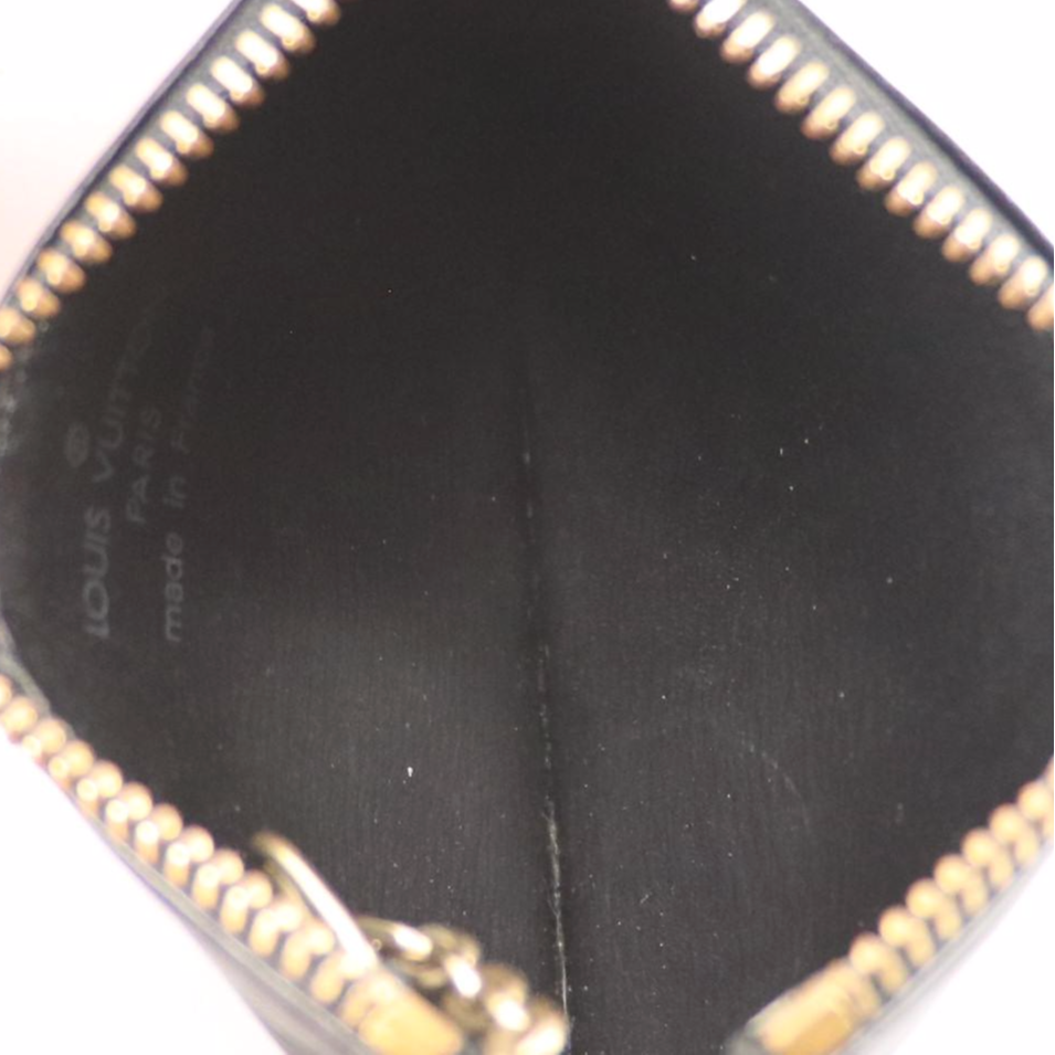 Louis Vuitton Pochette Clés in Black Epi Leather