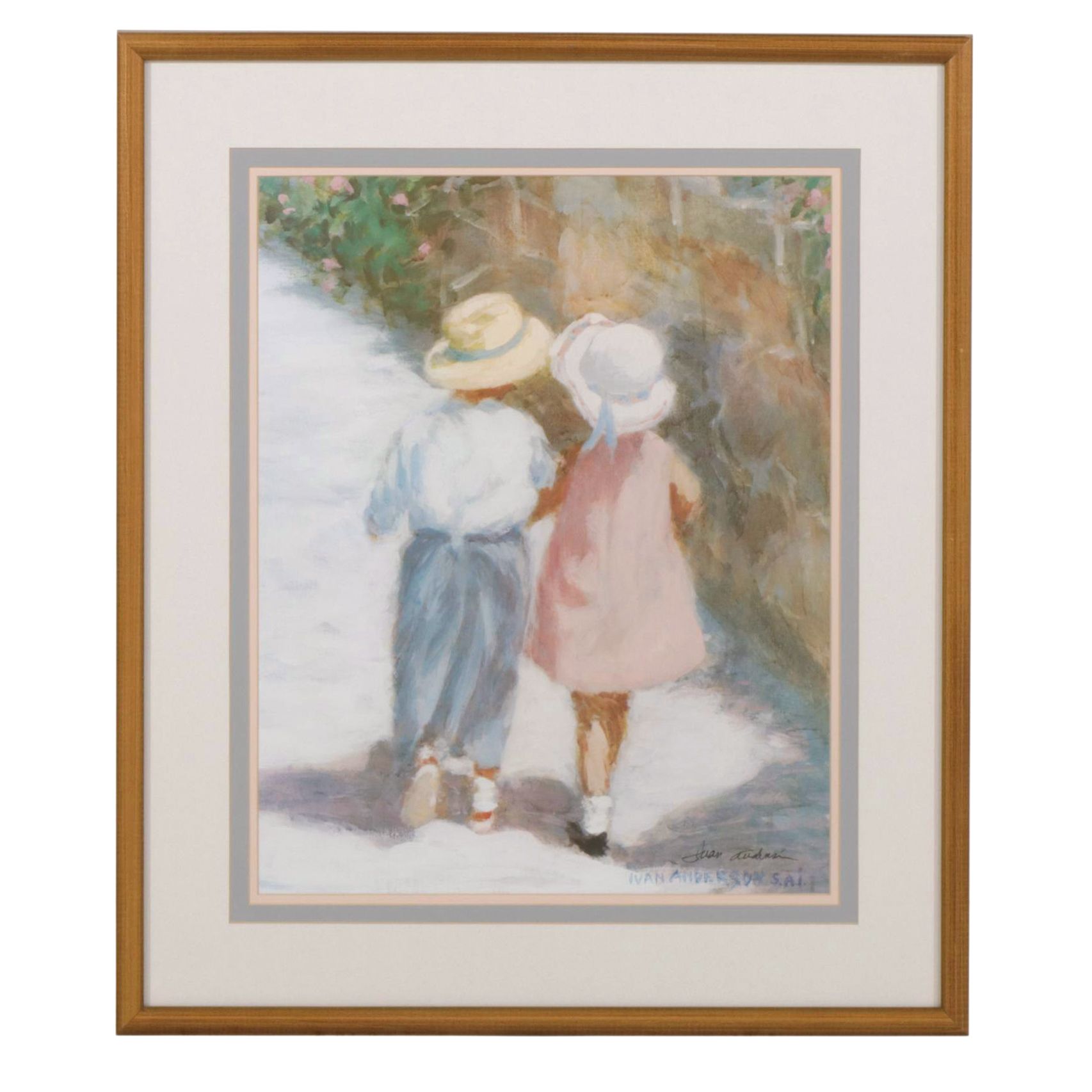 Ivan Anderson S.A.I. "Secrets" Offset Lithograph, Late 20th Century