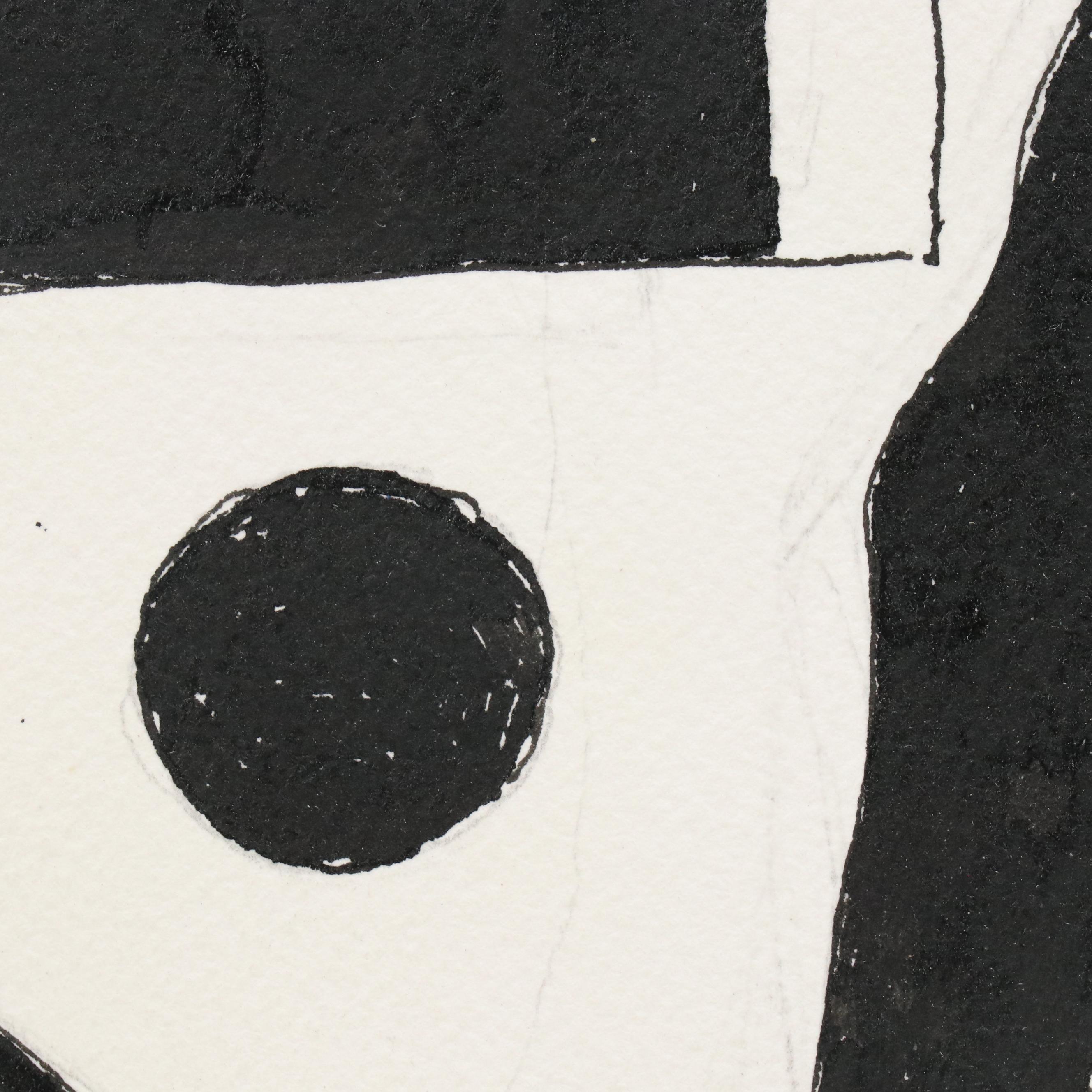 Nikolay "Kuk" Manuylov Surrealist Ink Portrait, 2021