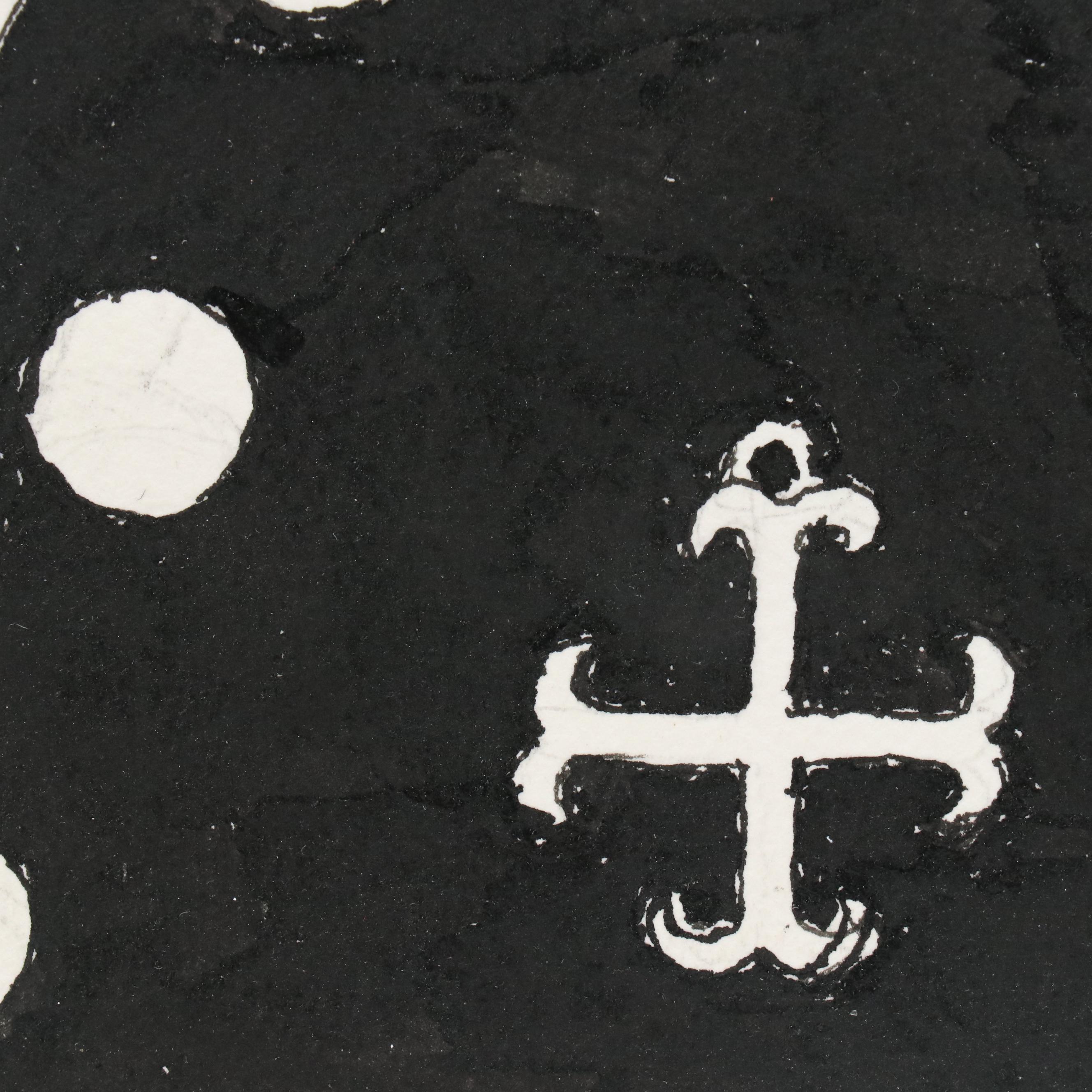 Nikolay "Kuk" Manuylov Surrealist Ink Portrait, 2021