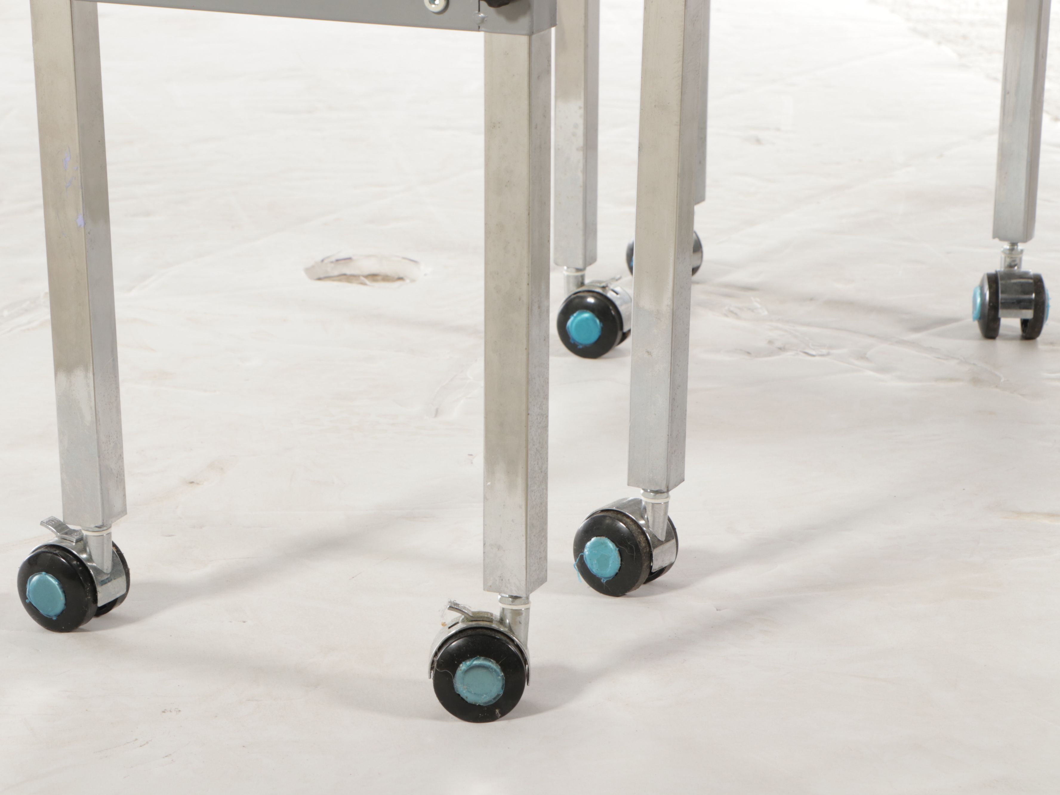 Contemporary Laminate Drop Leaf Work Table