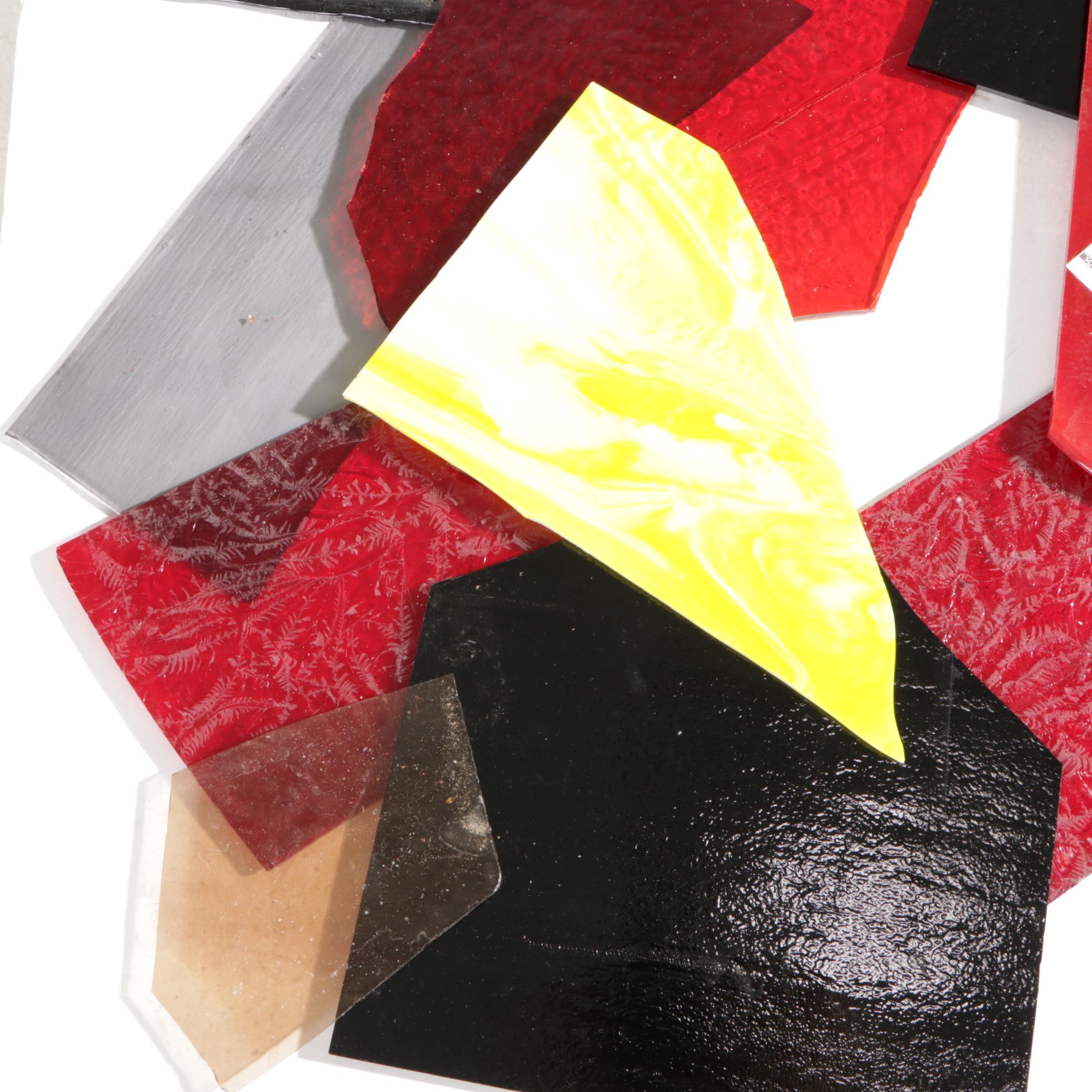 Swirl, Granite Texture, Streakie & Other Art Glass Sheets