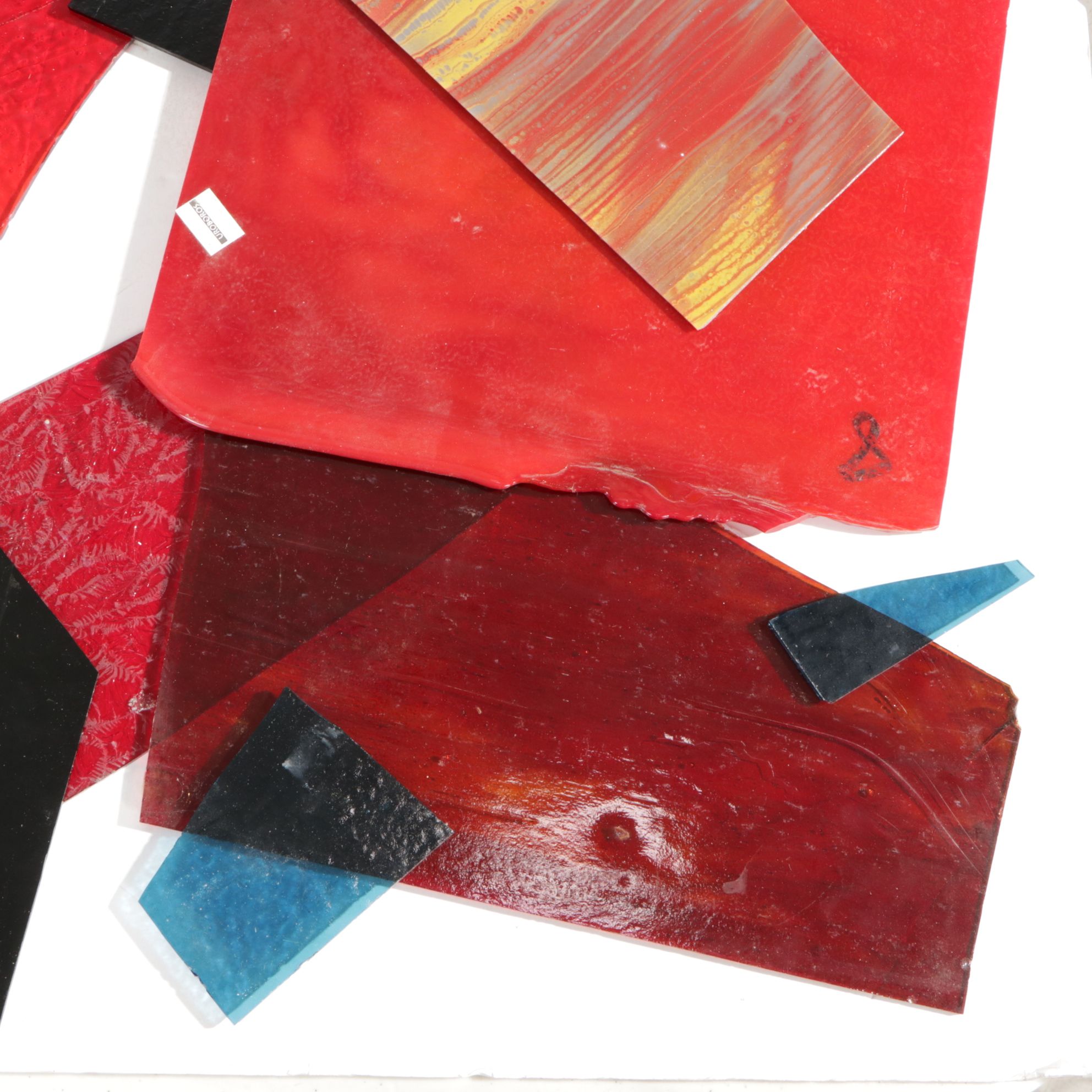 Swirl, Granite Texture, Streakie & Other Art Glass Sheets