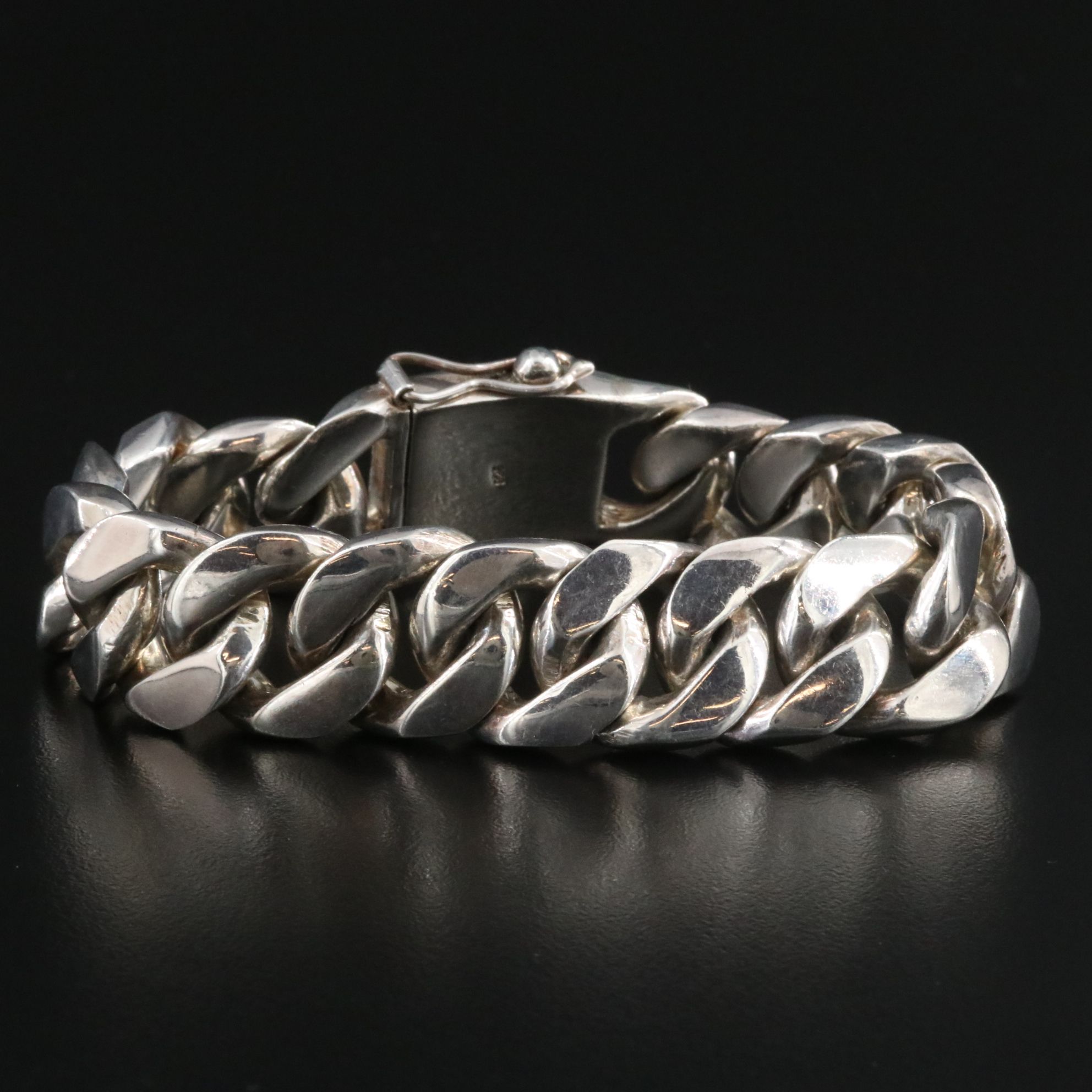 Sterling Curb Link Bracelet