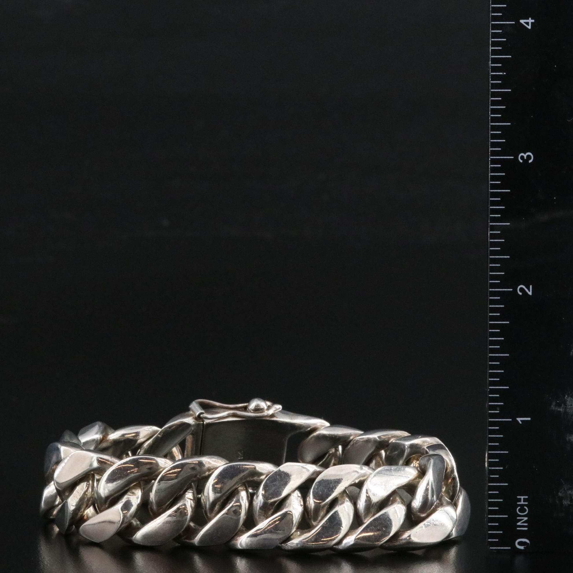 Sterling Curb Link Bracelet