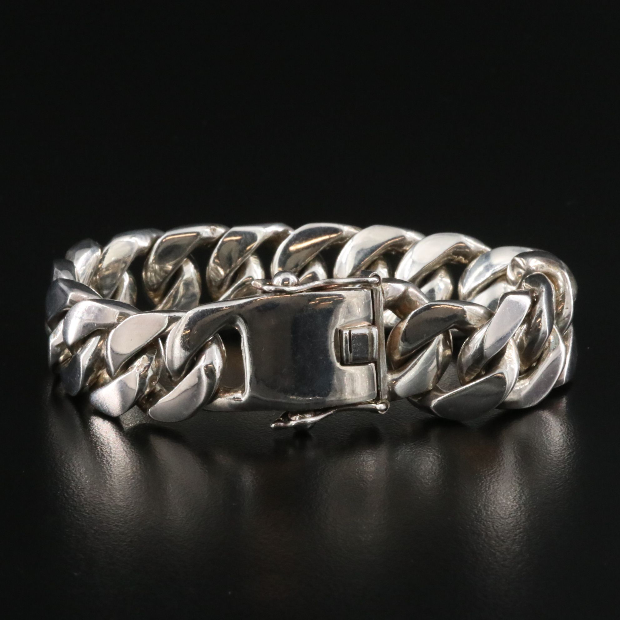 Sterling Curb Link Bracelet