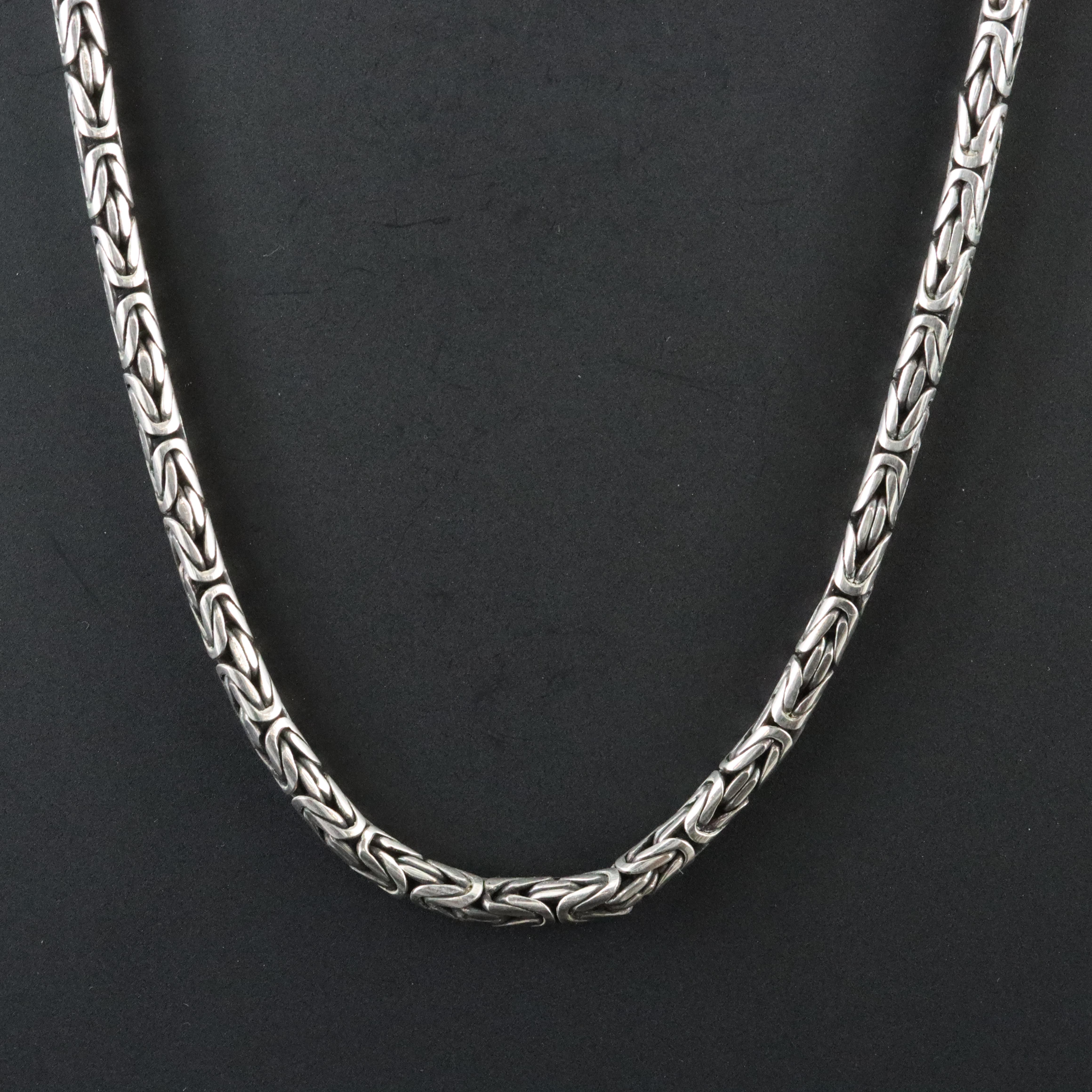 Sterling Byzantine Chain Necklace