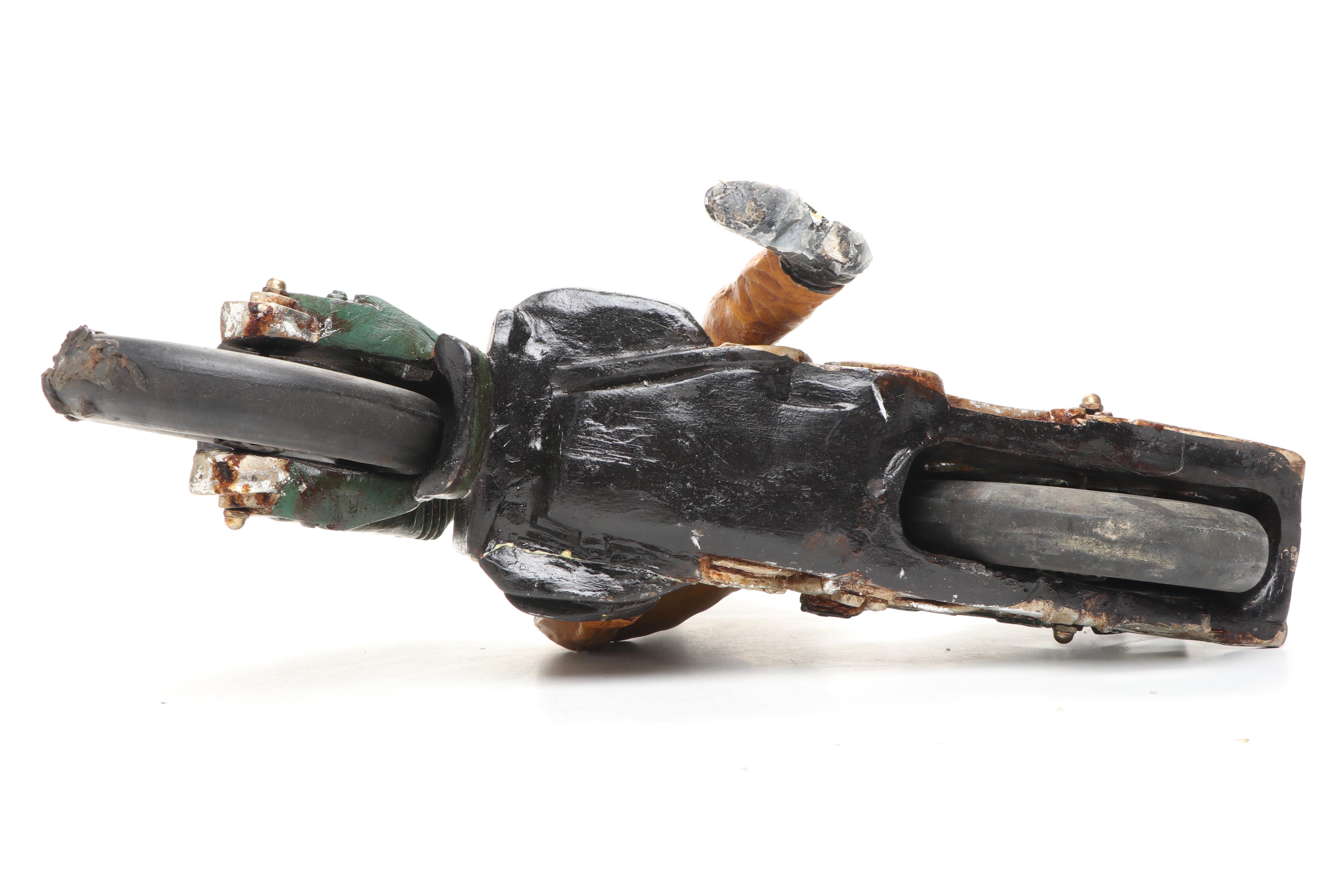 Elvis Presley and Other Resin Movable Motorcycle Figurine